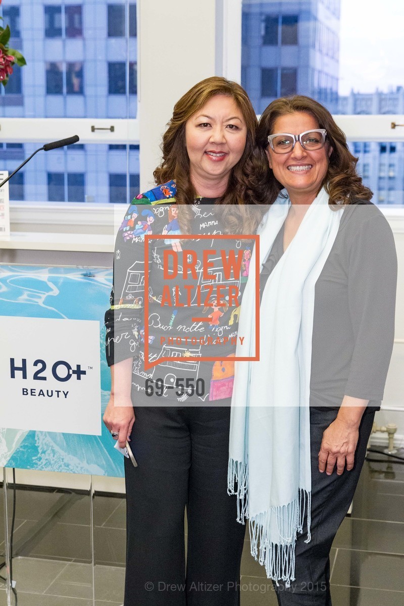 Joy Chen, Zahra Sultani, H2O+ World Headquarters Opening: A New Beauty for the Bay, 111 Sutter St. 111 Sutter Street, 22nd Floor, November 18th, 2015, Photo #69-550 Joy Chen, Zahra Sultani, Photo #69-550