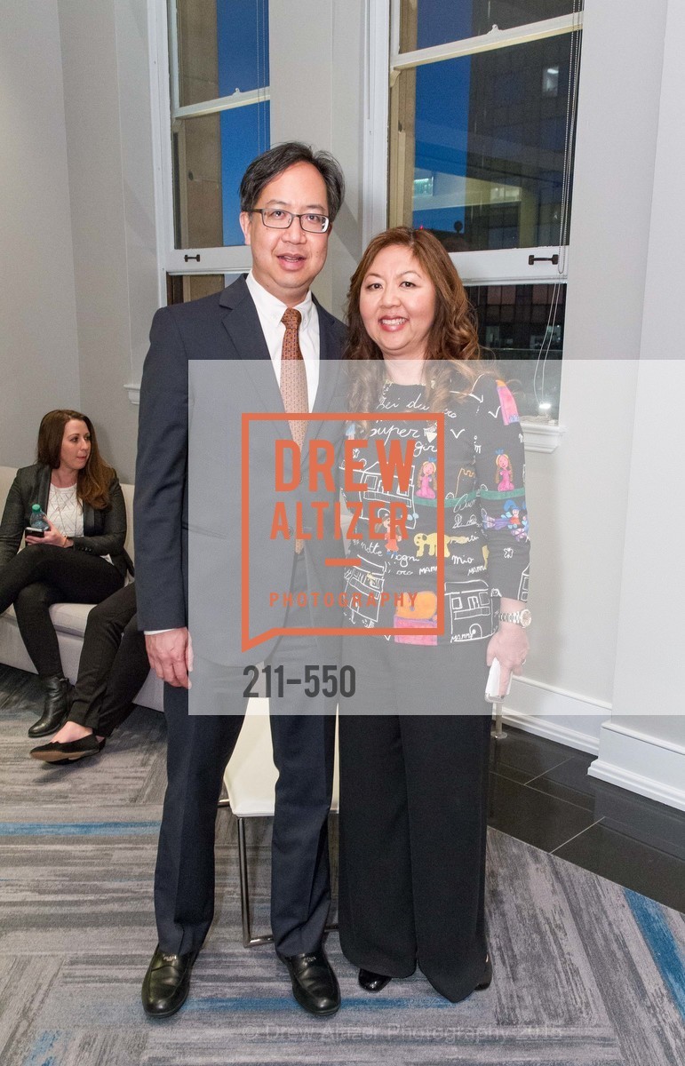 Vernon Chow, Joy Chen, H2O+ World Headquarters Opening: A New Beauty for the Bay, 111 Sutter St. 111 Sutter Street, 22nd Floor, November 18th, 2015, Photo #211-550 Vernon Chow, Joy Chen, Photo #211-550