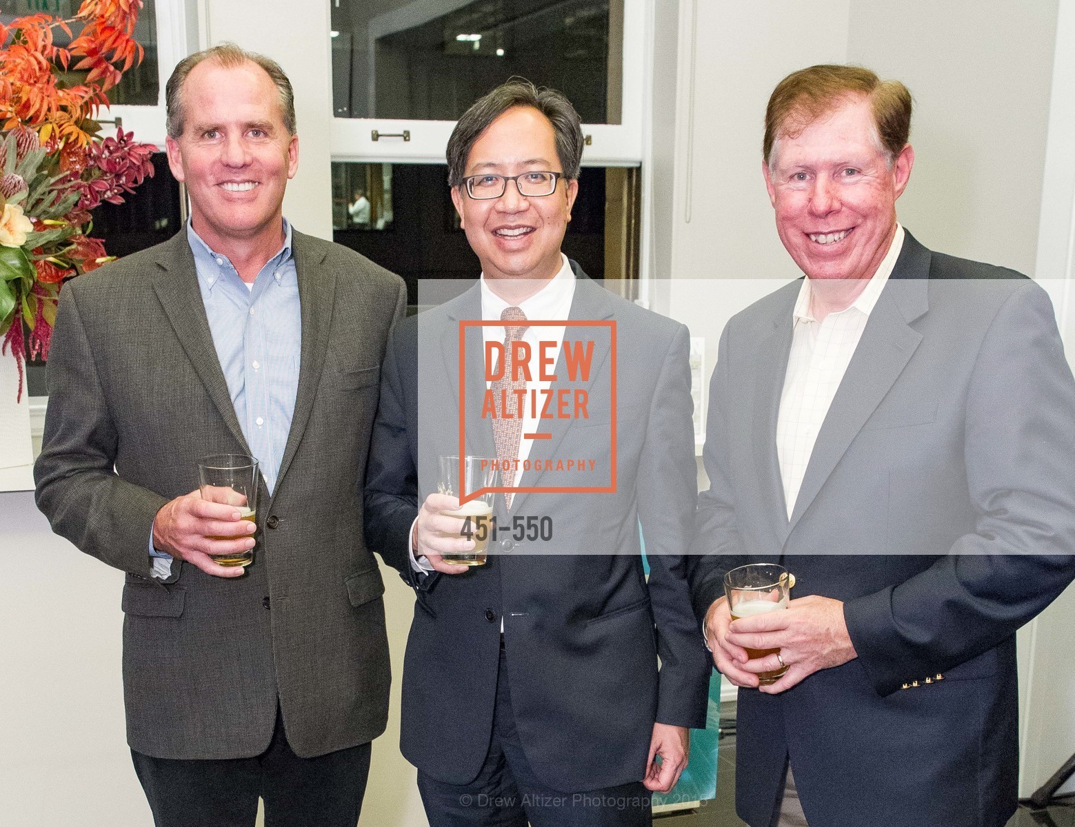 Greg Torchiana, Vernon Chow, Brian Fitzpatrick, H2O+ World Headquarters Opening: A New Beauty for the Bay, 111 Sutter St. 111 Sutter Street, 22nd Floor, November 18th, 2015, Photo #451-550 Greg Torchiana, Vernon Chow, Brian Fitzpatrick, Photo #451-550