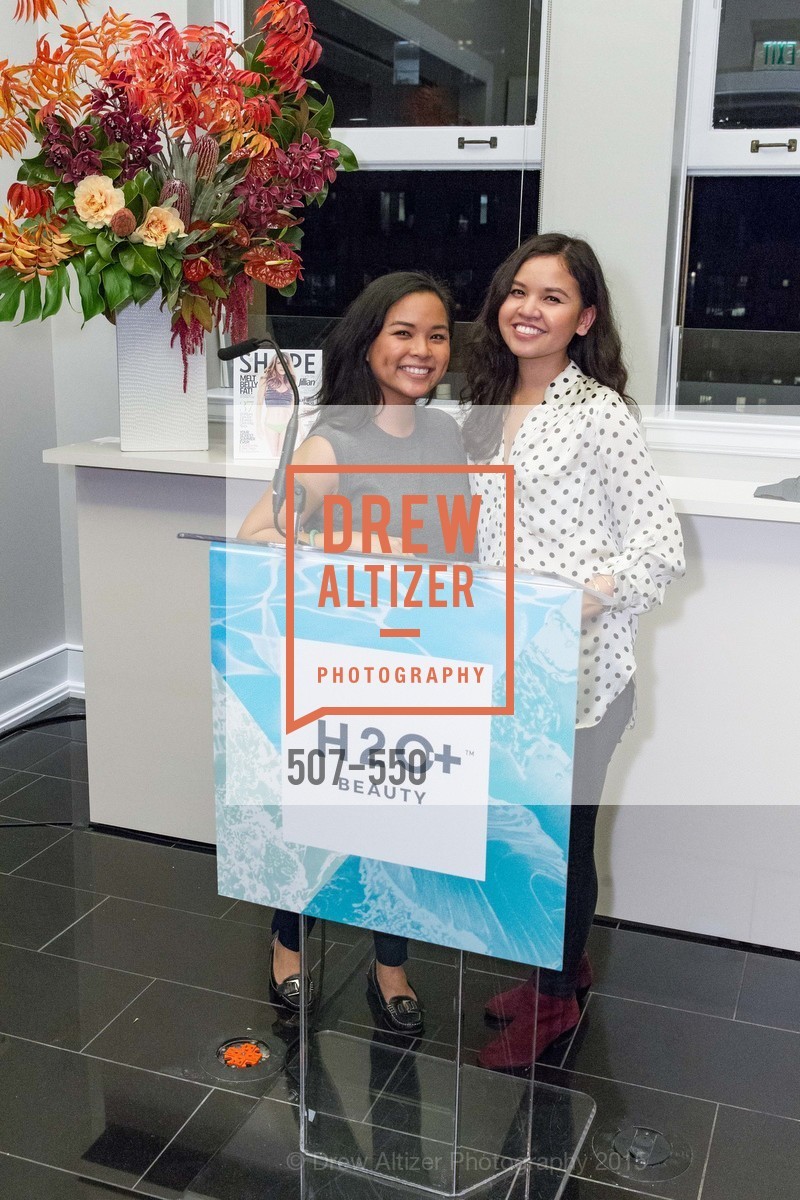 Kat Mendoza, Christy Mendoza, H2O+ World Headquarters Opening: A New Beauty for the Bay, 111 Sutter St. 111 Sutter Street, 22nd Floor, November 18th, 2015, Photo #507-550 Kat Mendoza, Christy Mendoza, Photo #507-550