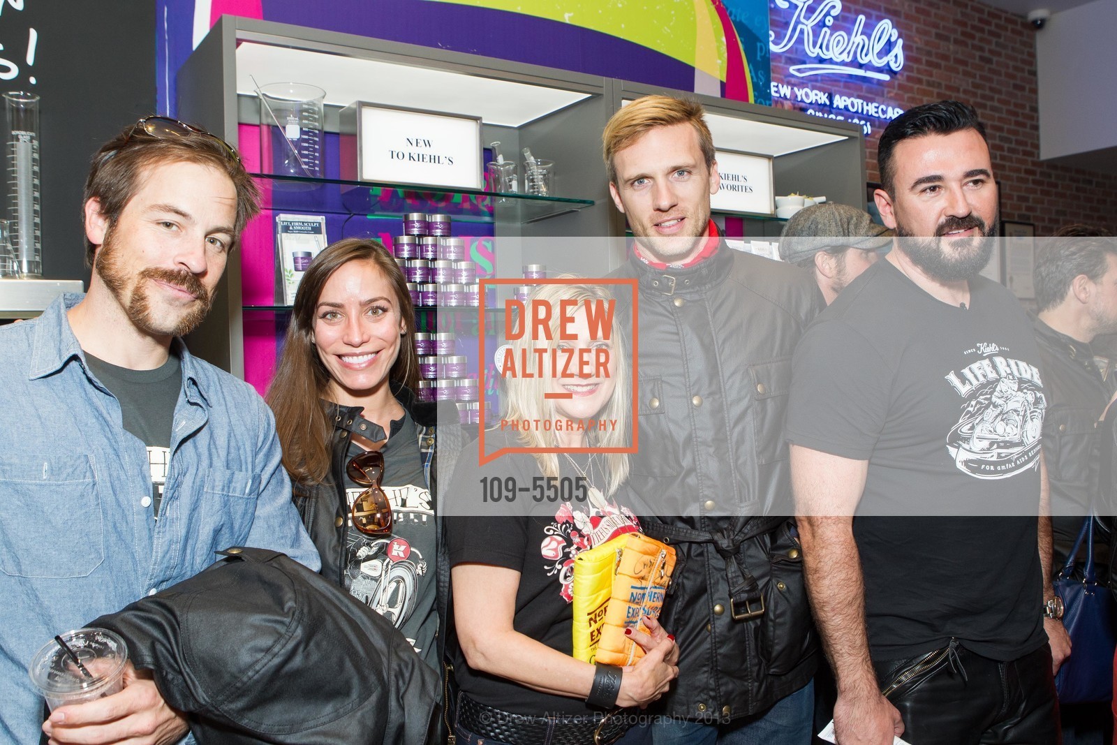 Kurt Yaeger, Milissa Skoro, Cris Thorngate, Teddy Sears, Chris Salgardo, Kiehl's LifeRide San Francisco, US, August 5th, 2013, Photo #109-5505 Kurt Yaeger, Milissa Skoro, Cris Thorngate, Teddy Sears, Chris Salgardo, Photo #109-5505
