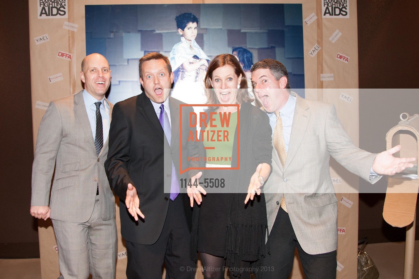 Ken Katz, Brad Hare, Annie Luetkemeyer, Ben Coughlin, DIFFA'S DINING BY DESIGN, US, October 30th, 2013, Photo #1144-5508 Ken Katz, Brad Hare, Annie Luetkemeyer, Ben Coughlin, Photo #1144-5508