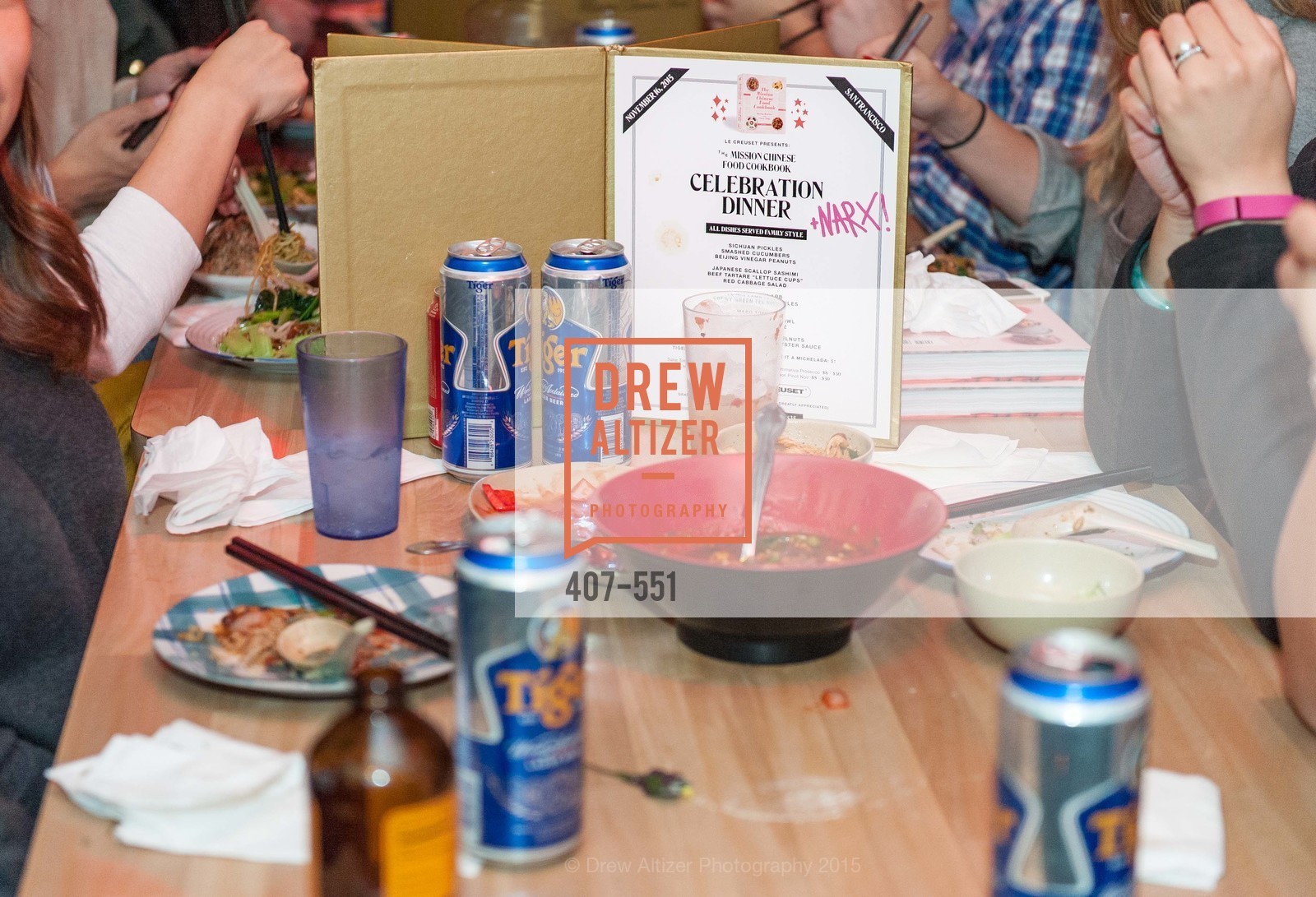 Atmosphere, Mission Chinese Food Cookbook Release Dinner, November 16th, 2015, Photo,Drew Altizer, Drew Altizer Photography, full-service agency, private events, San Francisco photographer, photographer california