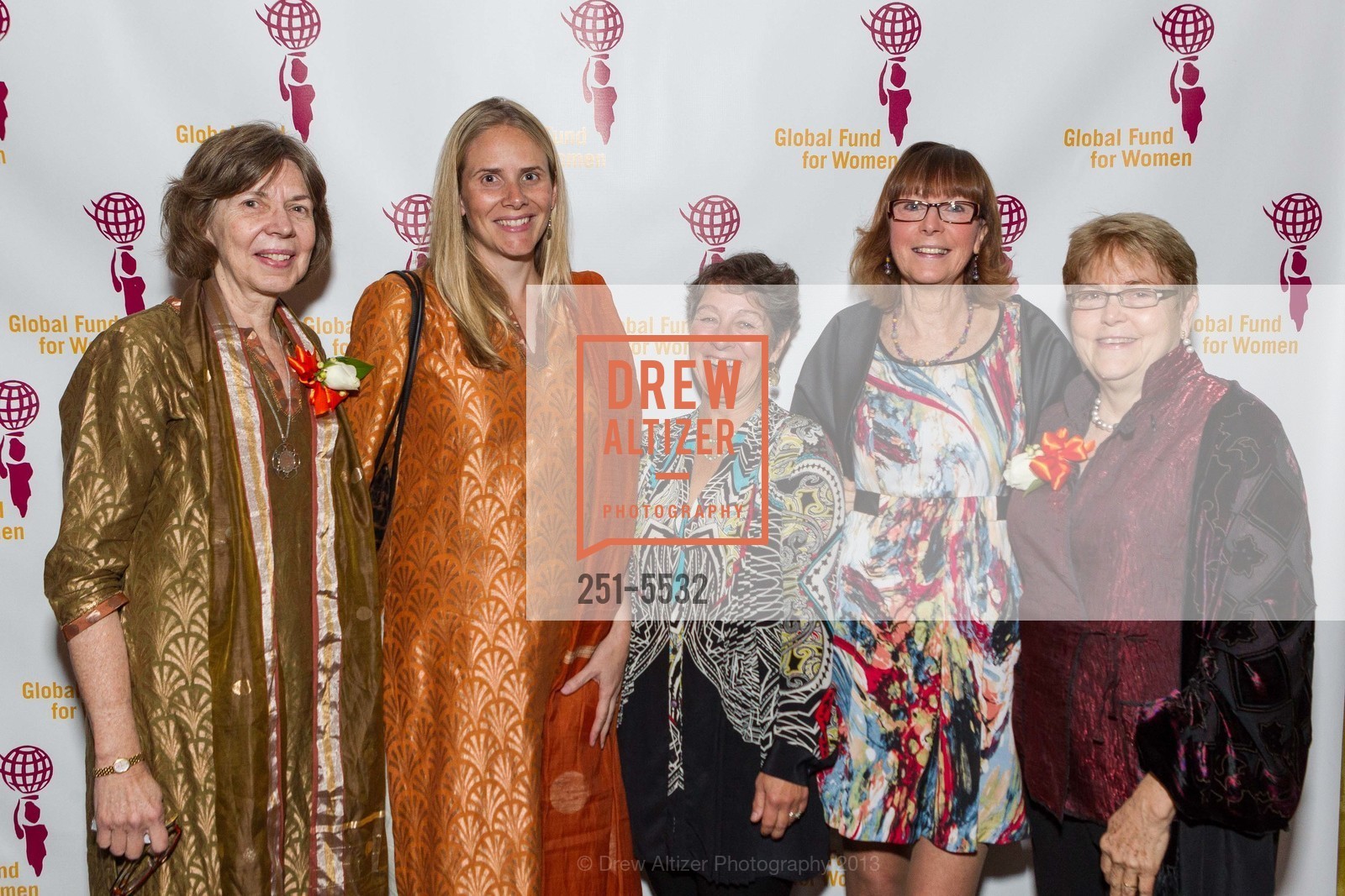 Esther Hewlett, Flora Birdzell, Susan Ritz, Kitty Rudman, Charlotte Bunch, Photo #251-5532