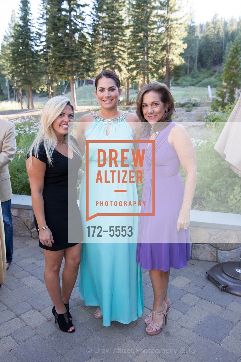 Stephanie McCasey, Hilary Leffler, Paula Leffler, LEAGUE TO SAVE LAKE TAHOE and GRAFF Sponsor Cocktails at the RITZ CARLTON, US, August 2nd, 2013, Photo #172-5553 Stephanie McCasey, Hilary Leffler, Paula Leffler, Photo #172-5553