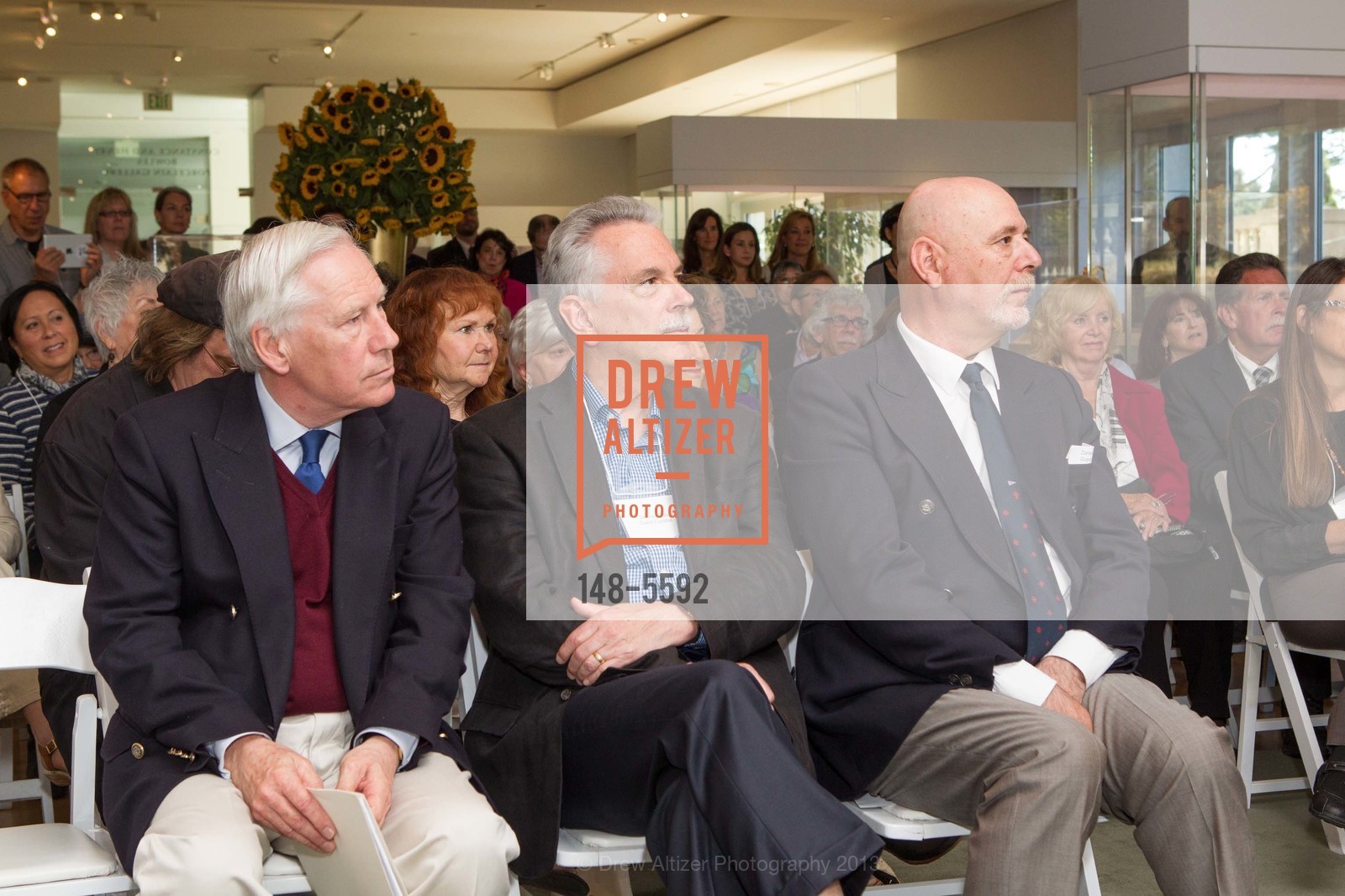 Christopher Lloyd, Phillip Dennis Cate, Daniel Charles, Impressionists on the Water Press Preview at the LEGION OF HONOR, US, May 30th, 2013, Photo #148-5592 Christopher Lloyd, Phillip Dennis Cate, Daniel Charles, Photo #148-5592