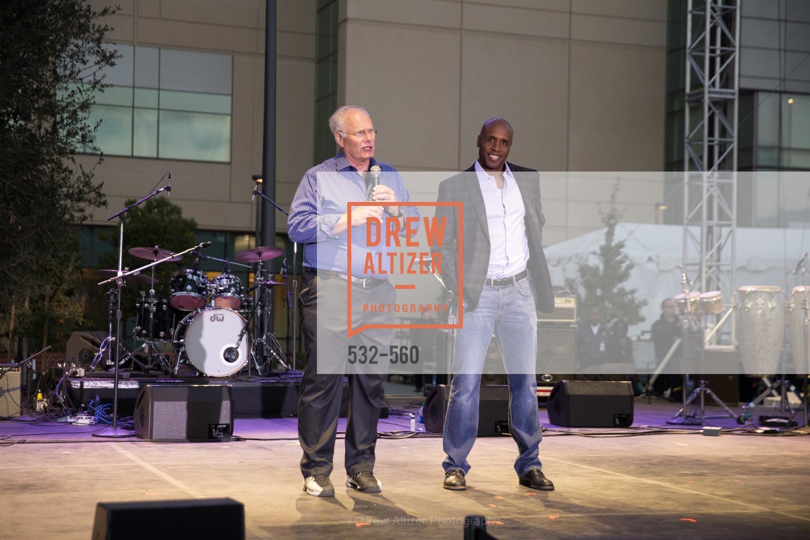 Mark Laret, Barry Bonds, UCSF Medical Center HARD HAT WALK & LIGHTS ON FESTIVAL, US, September 6th, 2014,Drew Altizer, Drew Altizer Photography, full-service agency, private events, San Francisco photographer, photographer california