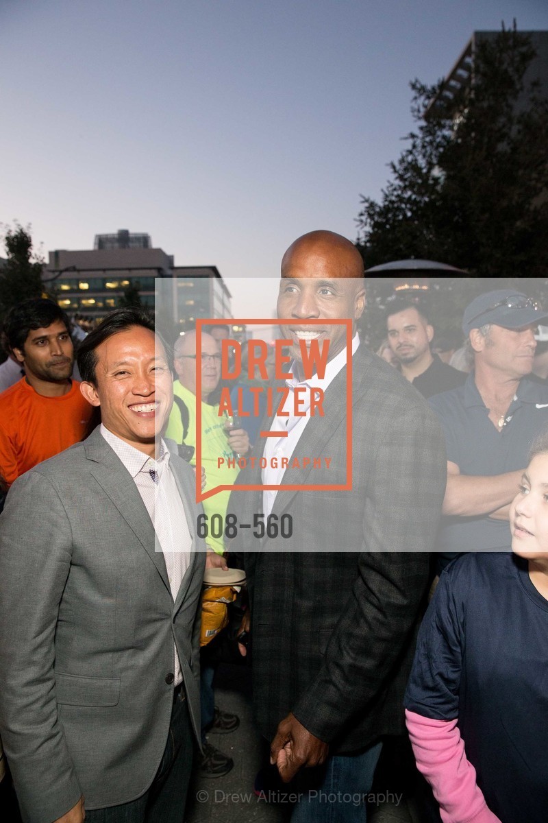 David Chiu, Barry Bonds, UCSF Medical Center HARD HAT WALK & LIGHTS ON FESTIVAL, US, September 6th, 2014,Drew Altizer, Drew Altizer Photography, full-service agency, private events, San Francisco photographer, photographer california