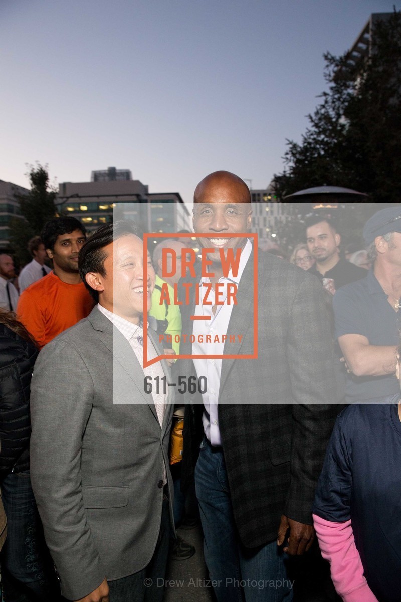 David Chiu, Barry Bonds, UCSF Medical Center HARD HAT WALK & LIGHTS ON FESTIVAL, US, September 6th, 2014,Drew Altizer, Drew Altizer Photography, full-service agency, private events, San Francisco photographer, photographer california