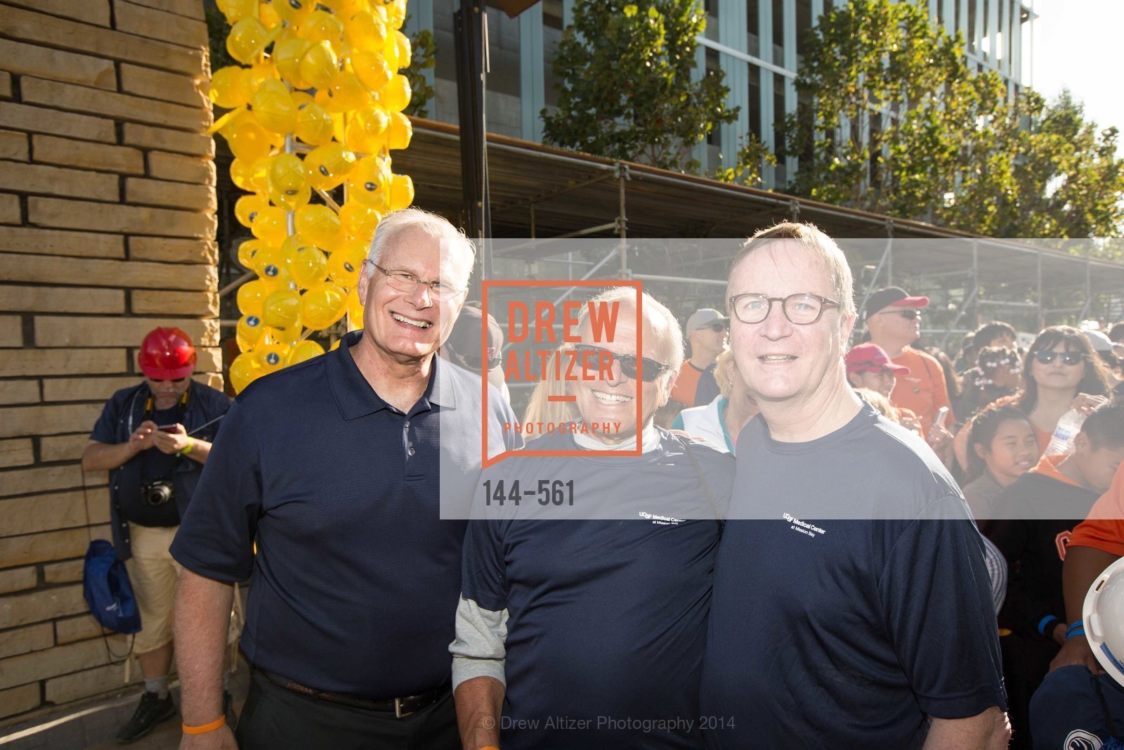 Mark Laret, Bert Lubin, Sam Hawgood, UCSF Medical Center HARD HAT WALK & LIGHTS ON FESTIVAL, US, September 6th, 2014,Drew Altizer, Drew Altizer Photography, full-service agency, private events, San Francisco photographer, photographer california