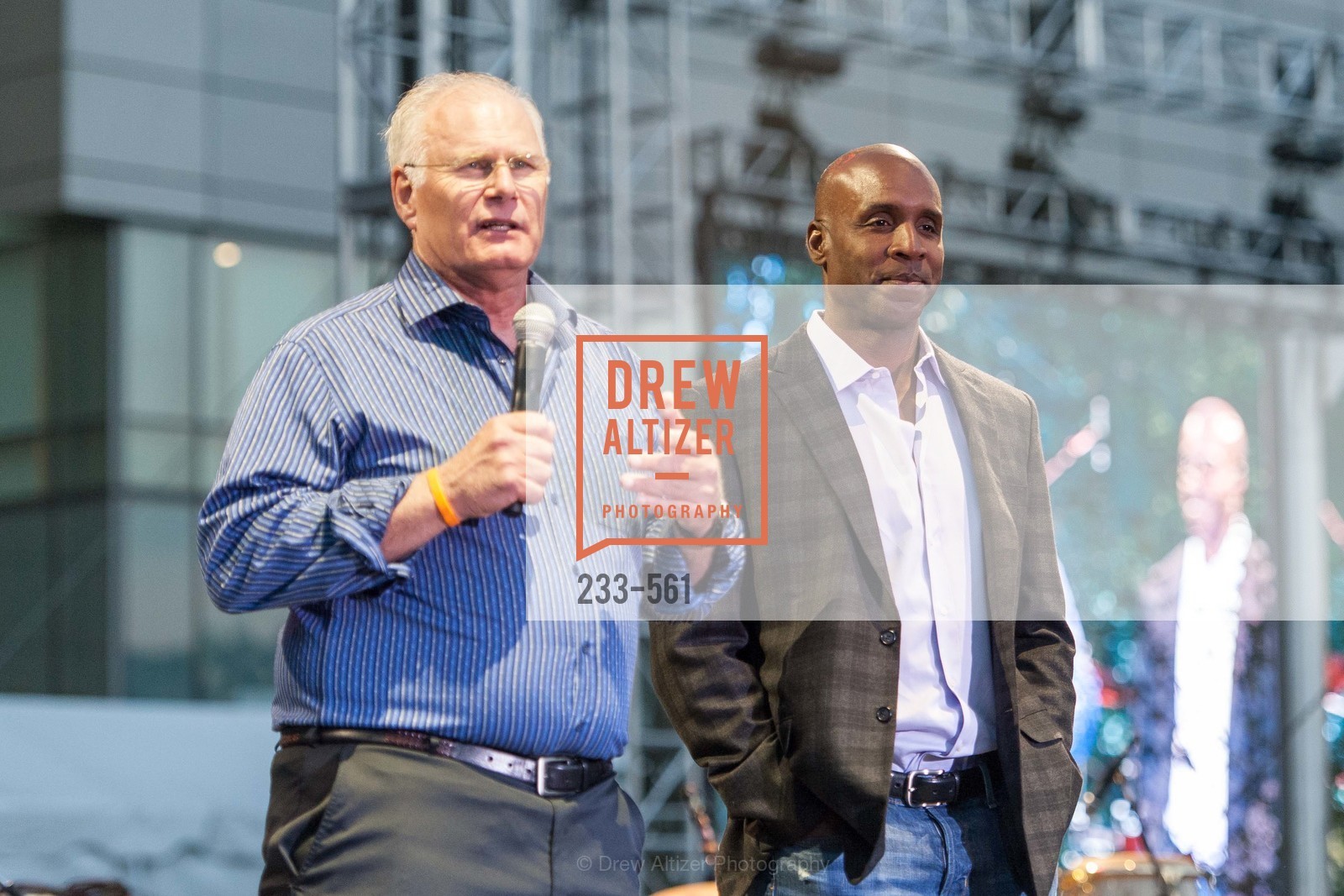 Mark Laret, Barry Bonds, UCSF Medical Center HARD HAT WALK & LIGHTS ON FESTIVAL, US, September 6th, 2014,Drew Altizer, Drew Altizer Photography, full-service agency, private events, San Francisco photographer, photographer california