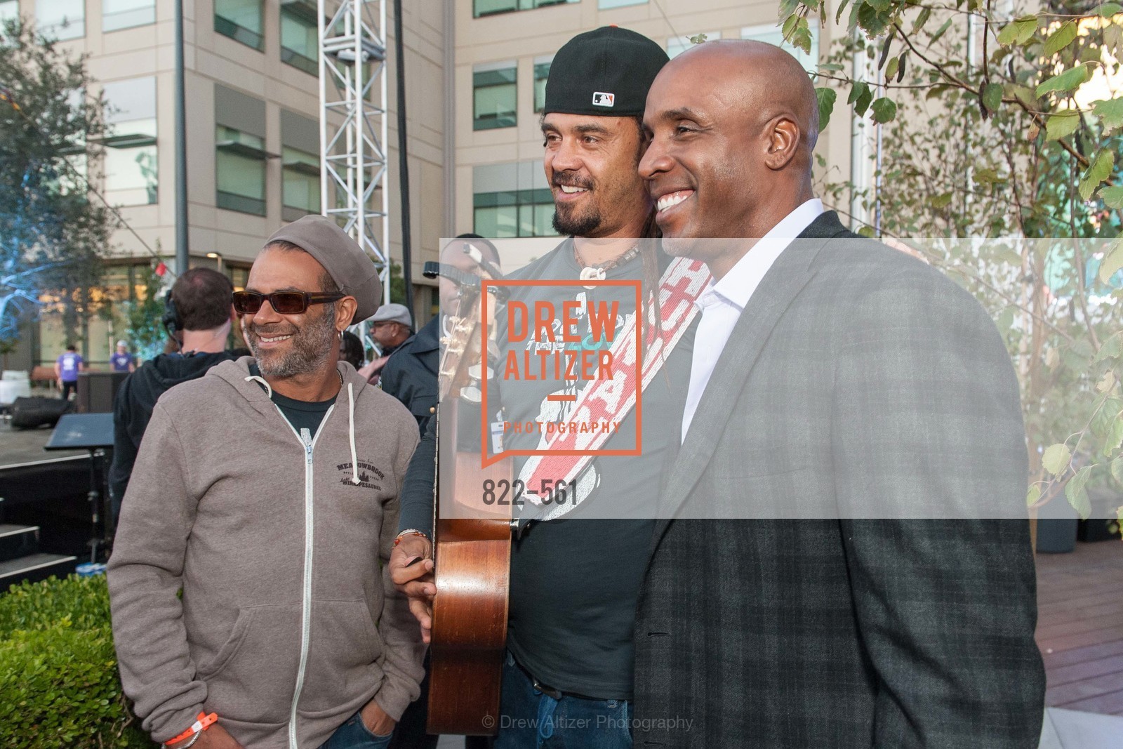Michael Franti, Barry Bonds, UCSF Medical Center HARD HAT WALK & LIGHTS ON FESTIVAL, US, September 6th, 2014,Drew Altizer, Drew Altizer Photography, full-service agency, private events, San Francisco photographer, photographer california