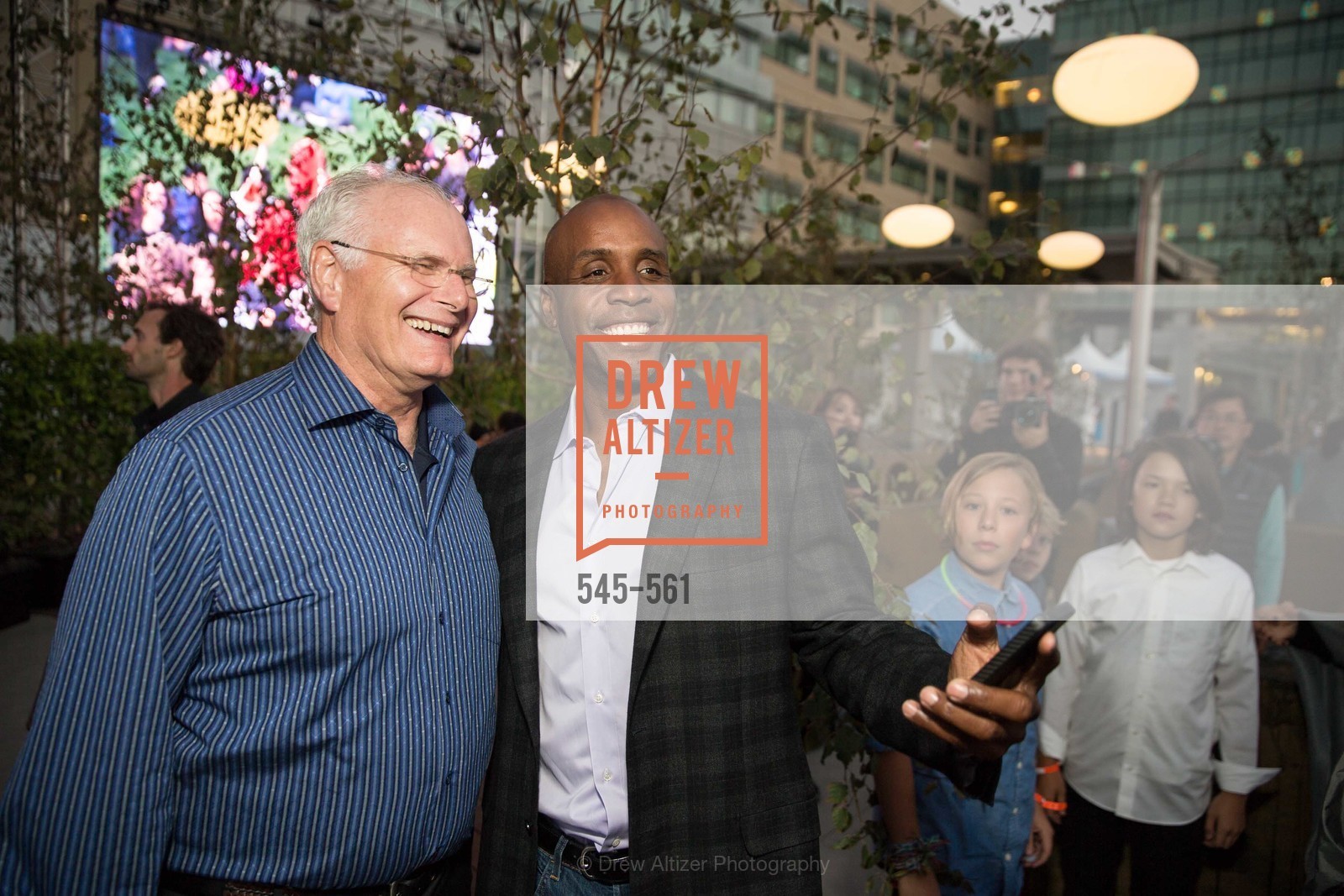 Mark Laret, Barry Bonds, UCSF Medical Center HARD HAT WALK & LIGHTS ON FESTIVAL, US, September 6th, 2014,Drew Altizer, Drew Altizer Photography, full-service agency, private events, San Francisco photographer, photographer california