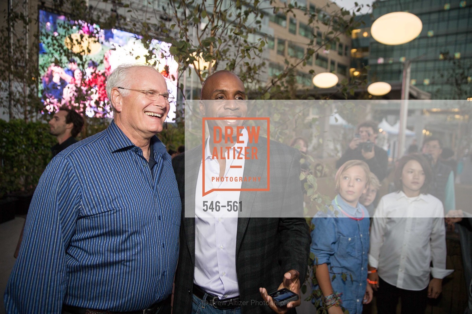 Mark Laret, Barry Bonds, UCSF Medical Center HARD HAT WALK & LIGHTS ON FESTIVAL, US, September 6th, 2014,Drew Altizer, Drew Altizer Photography, full-service agency, private events, San Francisco photographer, photographer california