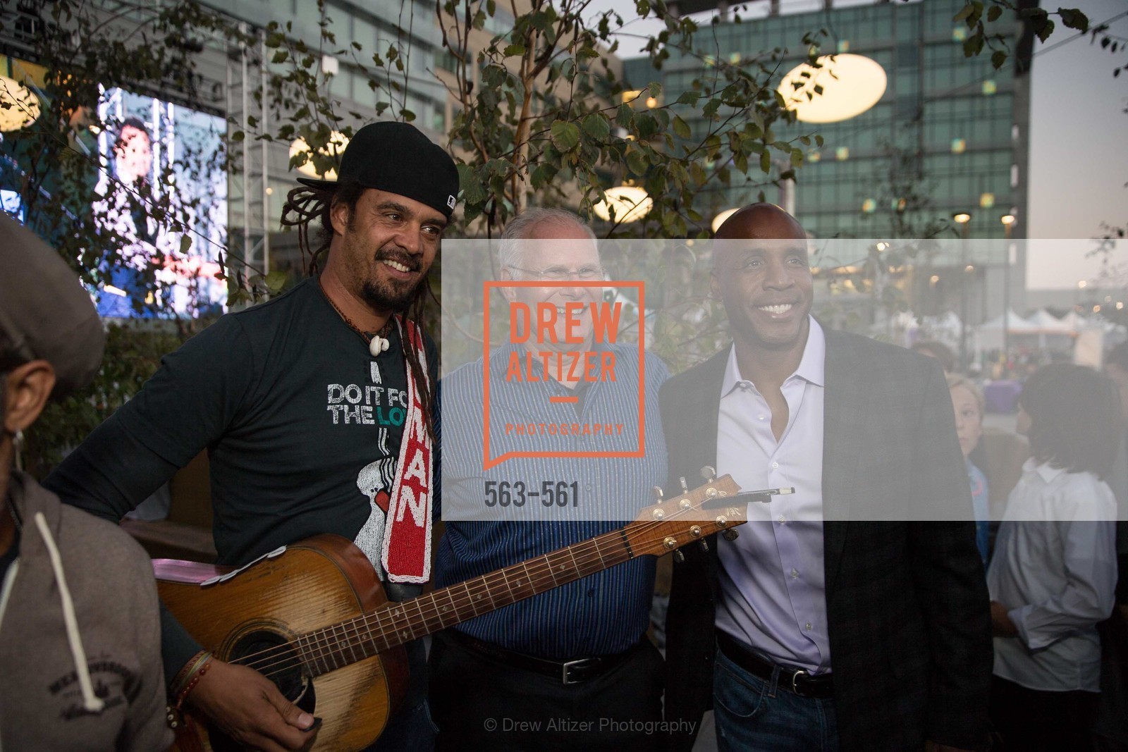 Michael Franti, Mark Laret, Barry Bonds, UCSF Medical Center HARD HAT WALK & LIGHTS ON FESTIVAL, US, September 6th, 2014,Drew Altizer, Drew Altizer Photography, full-service agency, private events, San Francisco photographer, photographer california