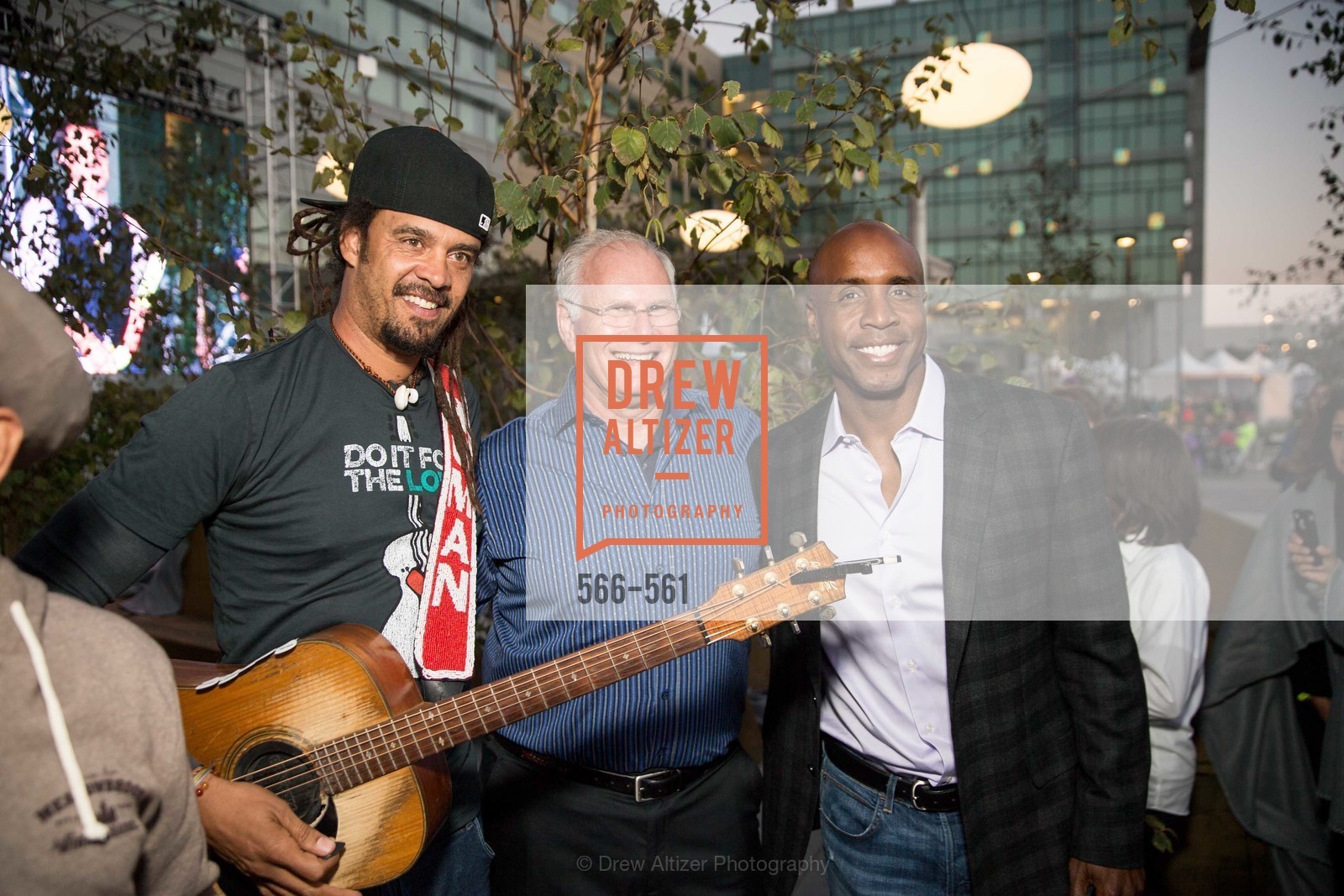 Michael Franti, Mark Laret, Barry Bonds, UCSF Medical Center HARD HAT WALK & LIGHTS ON FESTIVAL, US, September 6th, 2014,Drew Altizer, Drew Altizer Photography, full-service agency, private events, San Francisco photographer, photographer california