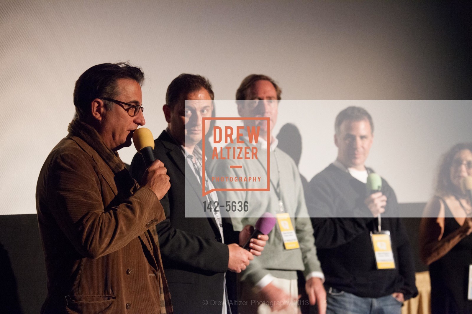 Andy Garcia, Sig Libowitz, Glenn German, Adam Rodgers, MILL VALLEY FILM FESTIVAL 2013 Red Carpet Arrivals for Middleton and Beside Still Waters, CinéArts at Seqouia . 25 Throckmorton Avenue, October 13th, 2013, Photo #142-5636 Andy Garcia, Sig Libowitz, Glenn German, Adam Rodgers, Photo #142-5636