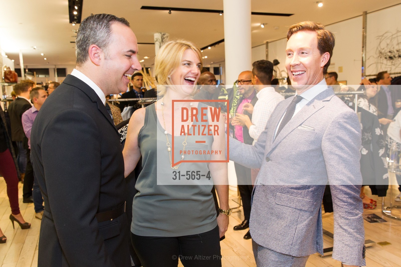 Robert Arnold-Kraft, Sarah Kate Ellis, Eric Jennings, GLAAD GALA Kick-Off Party Hosted by SAKS FIFTH AVENUE, Saks Fifth Avenue. 384 Post Street, September 12th, 2014,Drew Altizer, Drew Altizer Photography, full-service agency, private events, San Francisco photographer, photographer california