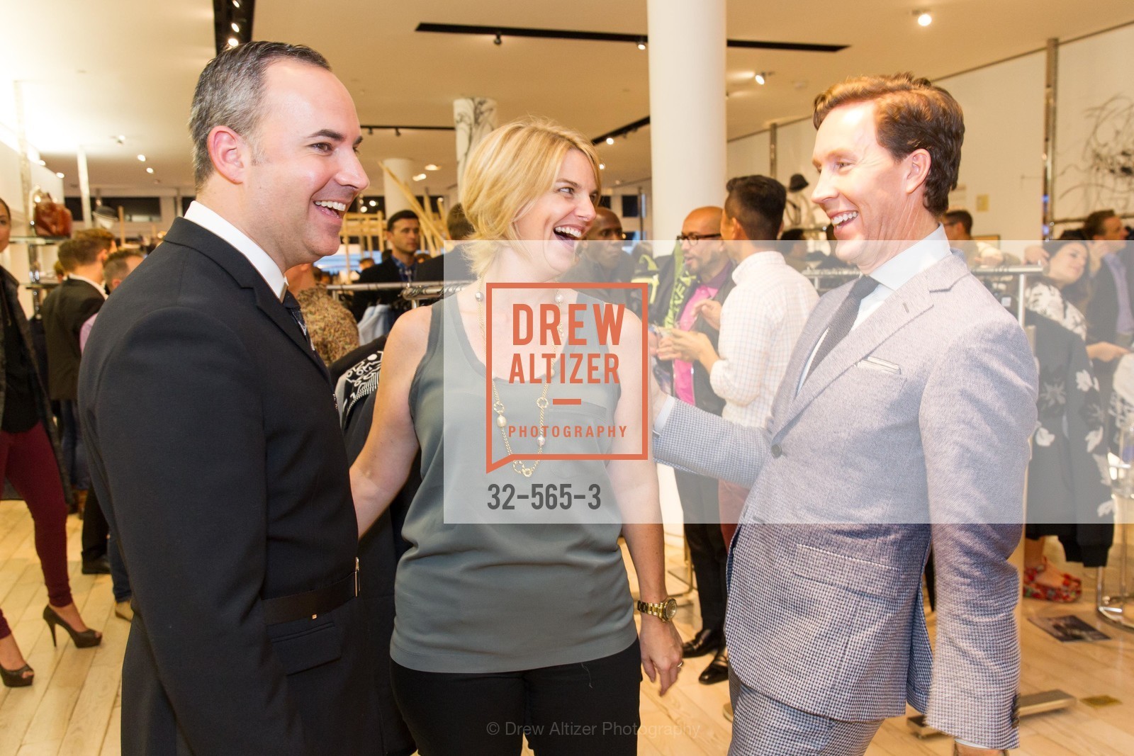 Robert Arnold-Kraft, Sarah Kate Ellis, Eric Jennings, GLAAD GALA Kick-Off Party Hosted by SAKS FIFTH AVENUE, Saks Fifth Avenue. 384 Post Street, September 12th, 2014,Drew Altizer, Drew Altizer Photography, full-service agency, private events, San Francisco photographer, photographer california