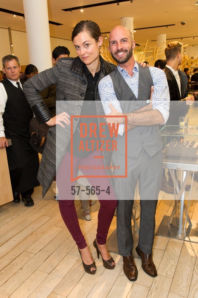 Lauren Dowling, Christopher Vasquez, GLAAD GALA Kick-Off Party Hosted by SAKS FIFTH AVENUE, Saks Fifth Avenue. 384 Post Street, September 12th, 2014, Photo #57-565-4 Lauren Dowling, Christopher Vasquez, Photo #57-565-4