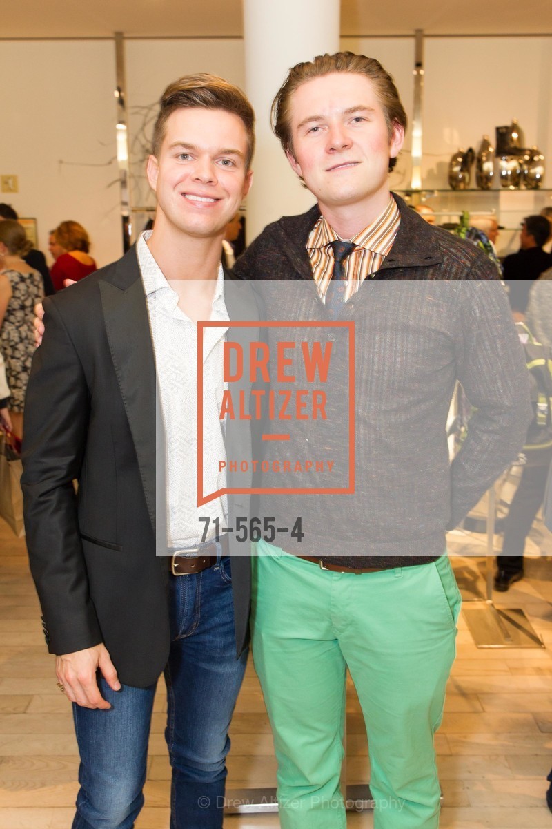 Cameron Whatley, Sam Eriksmoen, GLAAD GALA Kick-Off Party Hosted by SAKS FIFTH AVENUE, Saks Fifth Avenue. 384 Post Street, September 12th, 2014, Photo #71-565-4 Cameron Whatley, Sam Eriksmoen, Photo #71-565-4