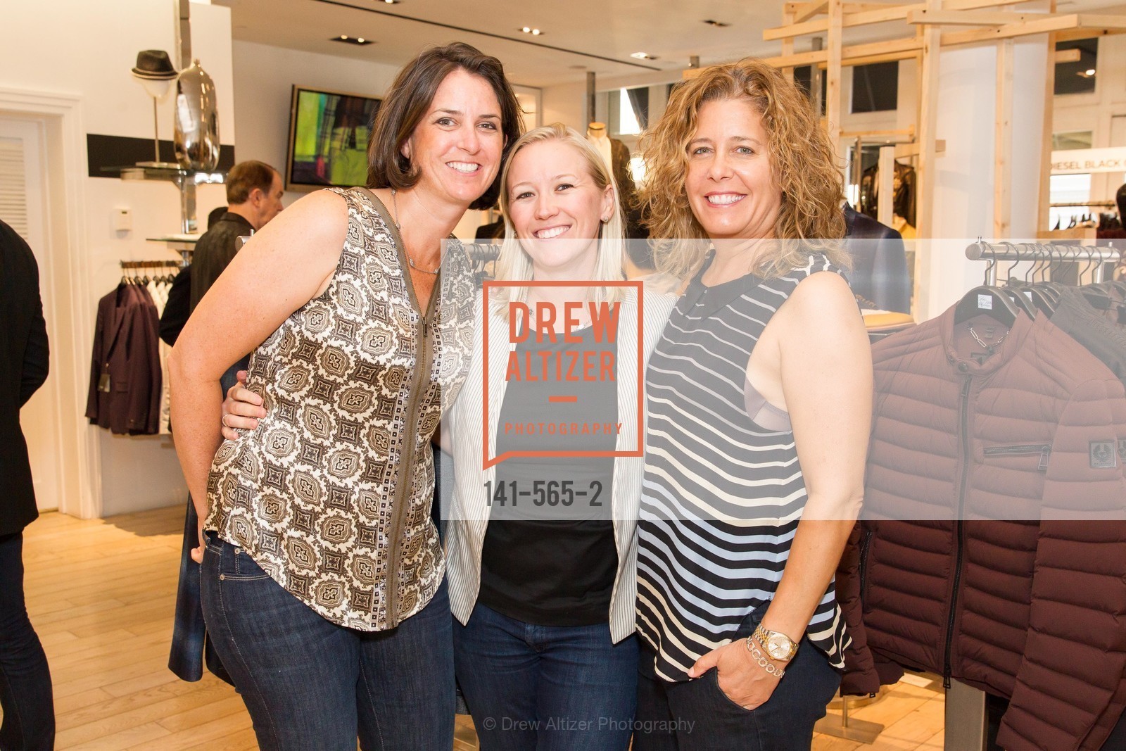 Allison Dick, Andrea Hanson, Maggie Lux, GLAAD GALA Kick-Off Party Hosted by SAKS FIFTH AVENUE, Saks Fifth Avenue. 384 Post Street, September 12th, 2014, Photo #141-565-2 Allison Dick, Andrea Hanson, Maggie Lux, Photo #141-565-2