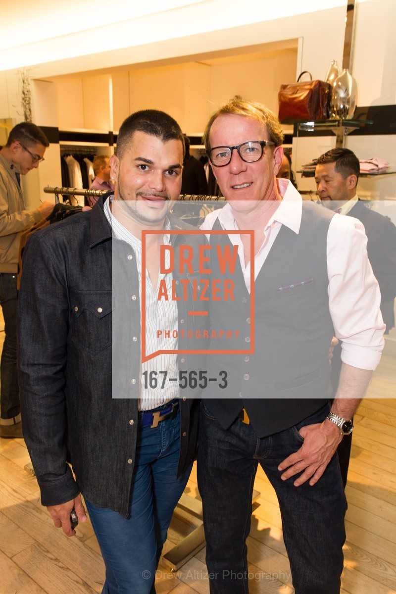 Cesar Pineda, Nick Hess, GLAAD GALA Kick-Off Party Hosted by SAKS FIFTH AVENUE, Saks Fifth Avenue. 384 Post Street, September 12th, 2014, Photo #167-565-3 Cesar Pineda, Nick Hess, Photo #167-565-3