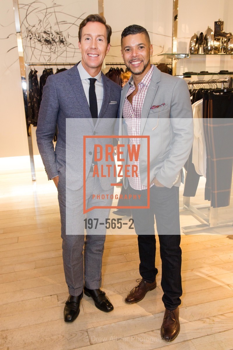 Eric Jennings, Wilson Cruz, GLAAD GALA Kick-Off Party Hosted by SAKS FIFTH AVENUE, Saks Fifth Avenue. 384 Post Street, September 12th, 2014, Photo #197-565-2 Eric Jennings, Wilson Cruz, Photo #197-565-2