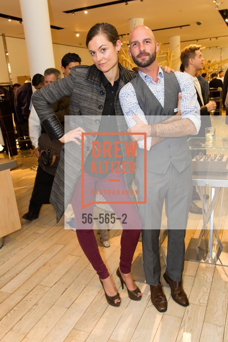 Lauren Dowling, Christopher Vasquez, GLAAD GALA Kick-Off Party Hosted by SAKS FIFTH AVENUE, Saks Fifth Avenue. 384 Post Street, September 12th, 2014, Photo #56-565-2 Lauren Dowling, Christopher Vasquez, Photo #56-565-2