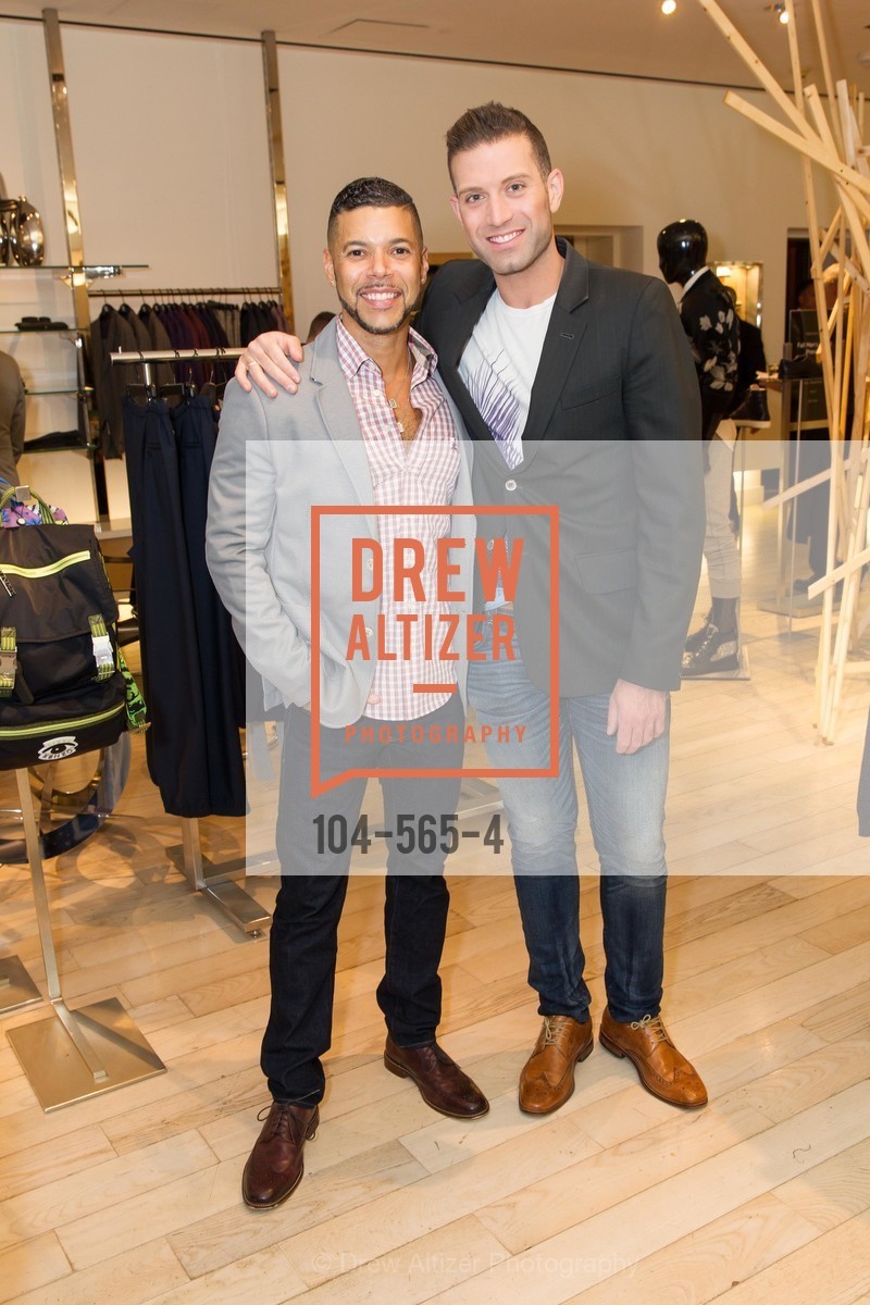 Wilson Cruz, Omar Sharif Jr., GLAAD GALA Kick-Off Party Hosted by SAKS FIFTH AVENUE, Saks Fifth Avenue. 384 Post Street, September 12th, 2014,Drew Altizer, Drew Altizer Photography, full-service agency, private events, San Francisco photographer, photographer california