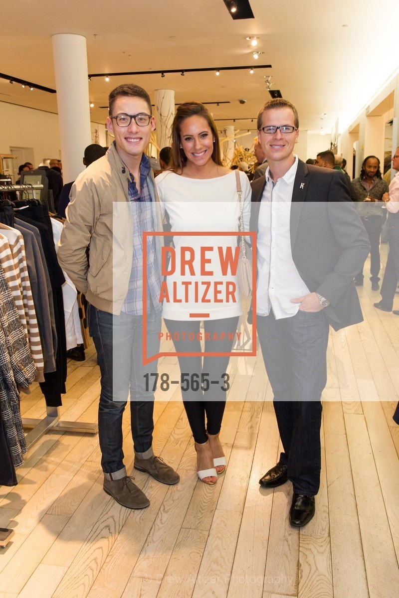 Kevin Huynh, Chisholm Linhard, Travis Tucker, GLAAD GALA Kick-Off Party Hosted by SAKS FIFTH AVENUE, Saks Fifth Avenue. 384 Post Street, September 12th, 2014,Drew Altizer, Drew Altizer Photography, full-service agency, private events, San Francisco photographer, photographer california