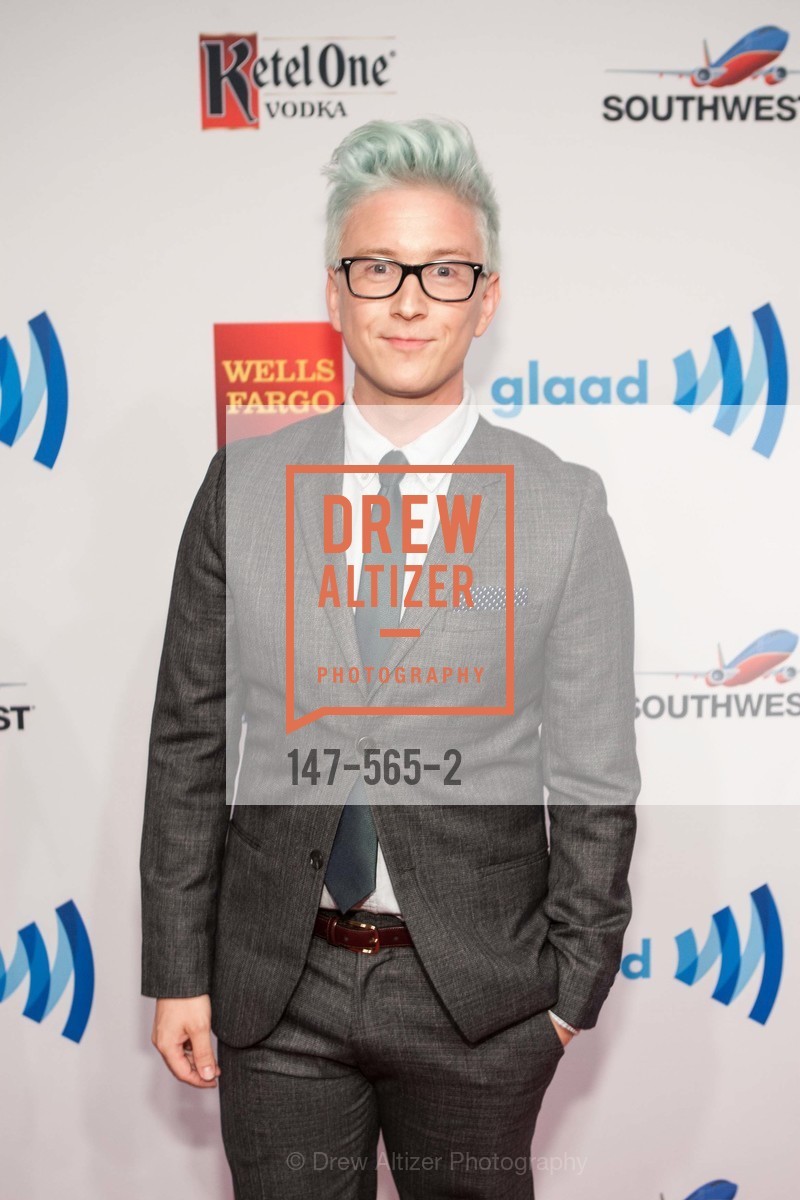 Tyler Oakley, GLAAD GALA Kick-Off Party Hosted by SAKS FIFTH AVENUE, Saks Fifth Avenue. 384 Post Street, September 12th, 2014, Photo #147-565-2 Tyler Oakley, Photo #147-565-2