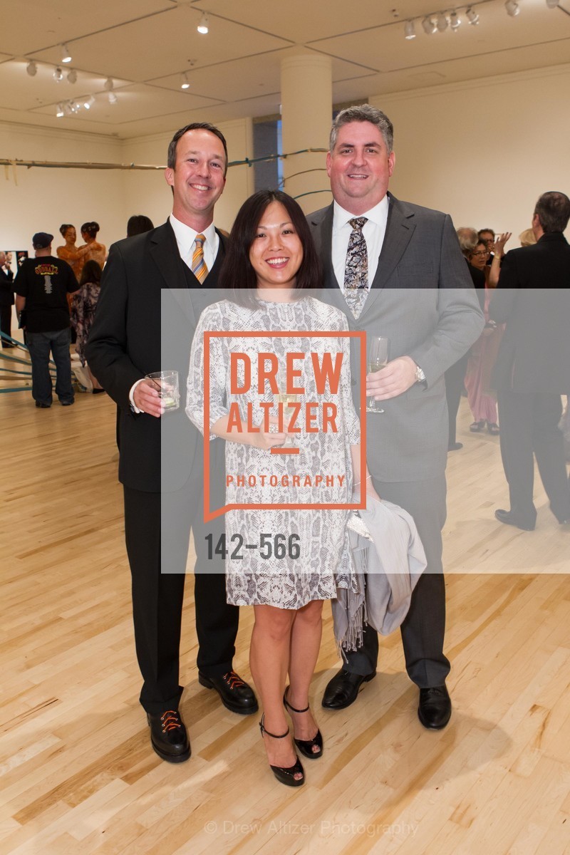 Tad Freese, Elisa Lee, Rob Phillips, SAN JOSE MUSEUM OF ART'S Spectrum Gala - 45th Anniversary, US, Photo #142-566 Tad Freese, Elisa Lee, Rob Phillips, Photo #142-566