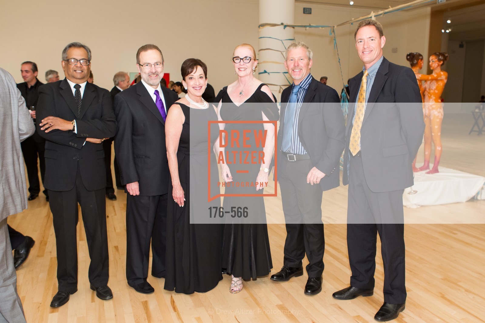 Shamal Roy, Glen Daniel, Michelle Klein, Sally Fera, Richard Eckman, Christian Beckas, SAN JOSE MUSEUM OF ART'S Spectrum Gala - 45th Anniversary, US, September 13th, 2014,Drew Altizer, Drew Altizer Photography, full-service agency, private events, San Francisco photographer, photographer california