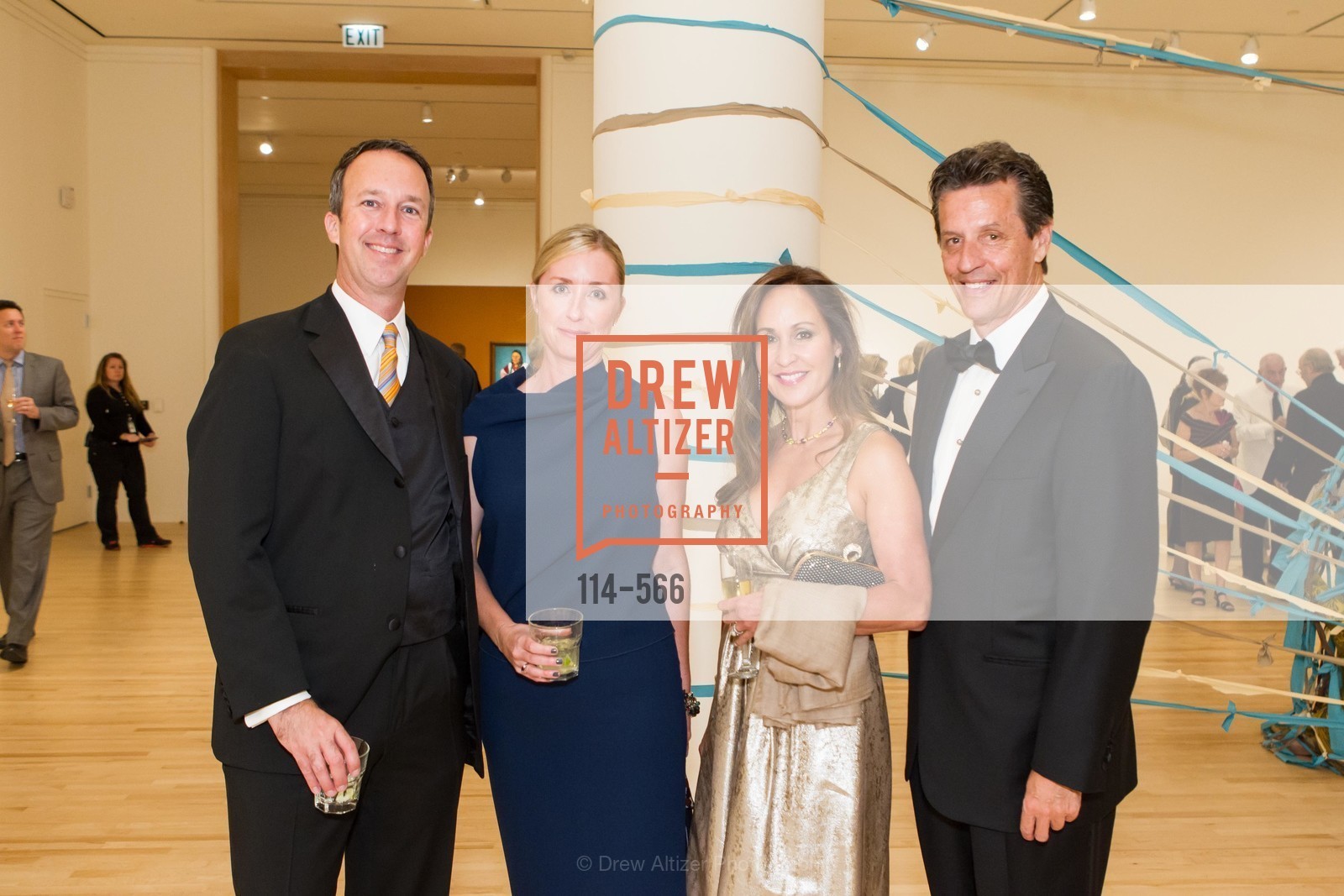 Tad Freese, Brooke Hartzell, Roxanne Fleming, David Soward, SAN JOSE MUSEUM OF ART'S Spectrum Gala - 45th Anniversary, US, September 13th, 2014,Drew Altizer, Drew Altizer Photography, full-service agency, private events, San Francisco photographer, photographer california