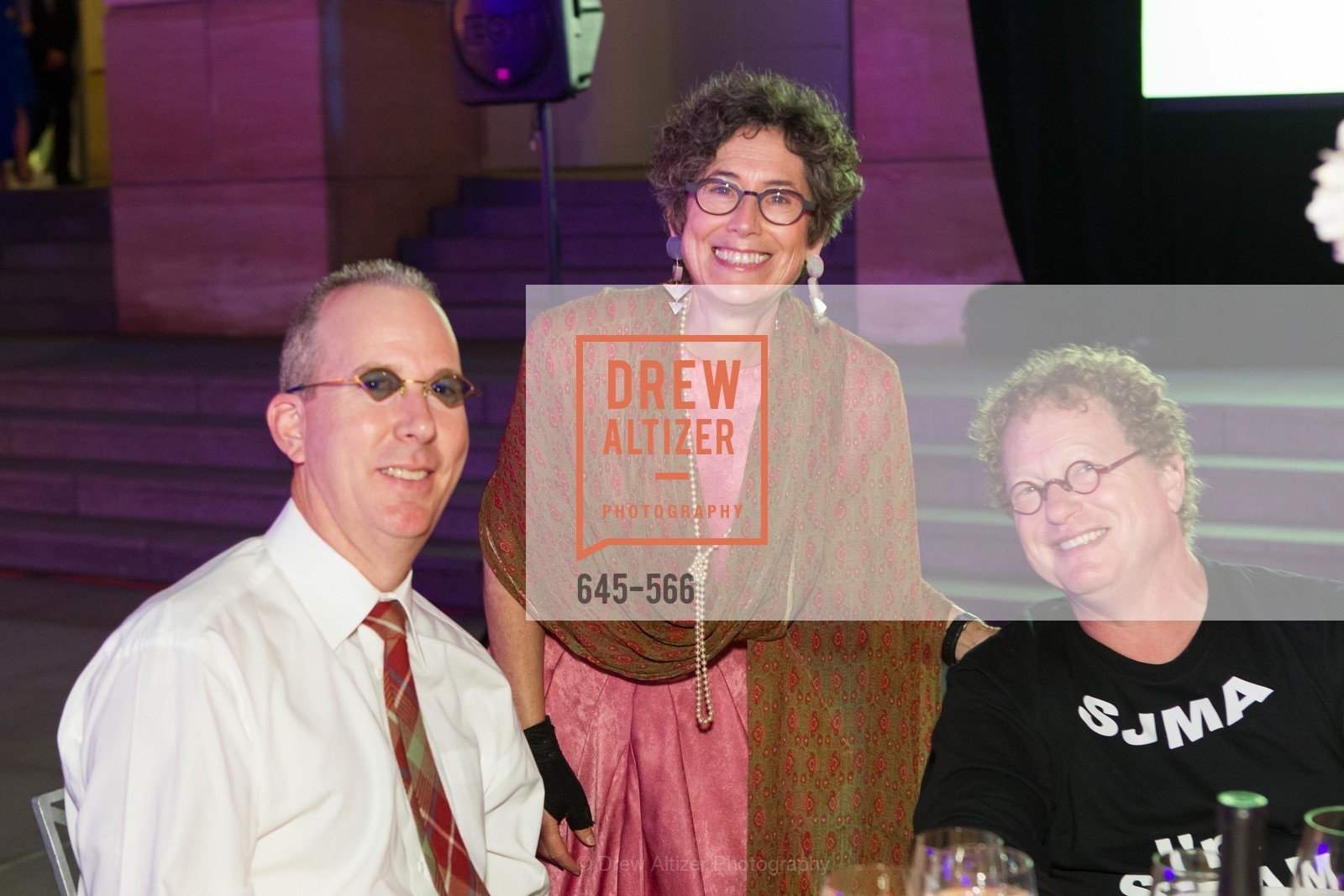 Mike Dove, Susan Krane, Ed Frank, SAN JOSE MUSEUM OF ART'S Spectrum Gala - 45th Anniversary, US, September 13th, 2014,Drew Altizer, Drew Altizer Photography, full-service agency, private events, San Francisco photographer, photographer california