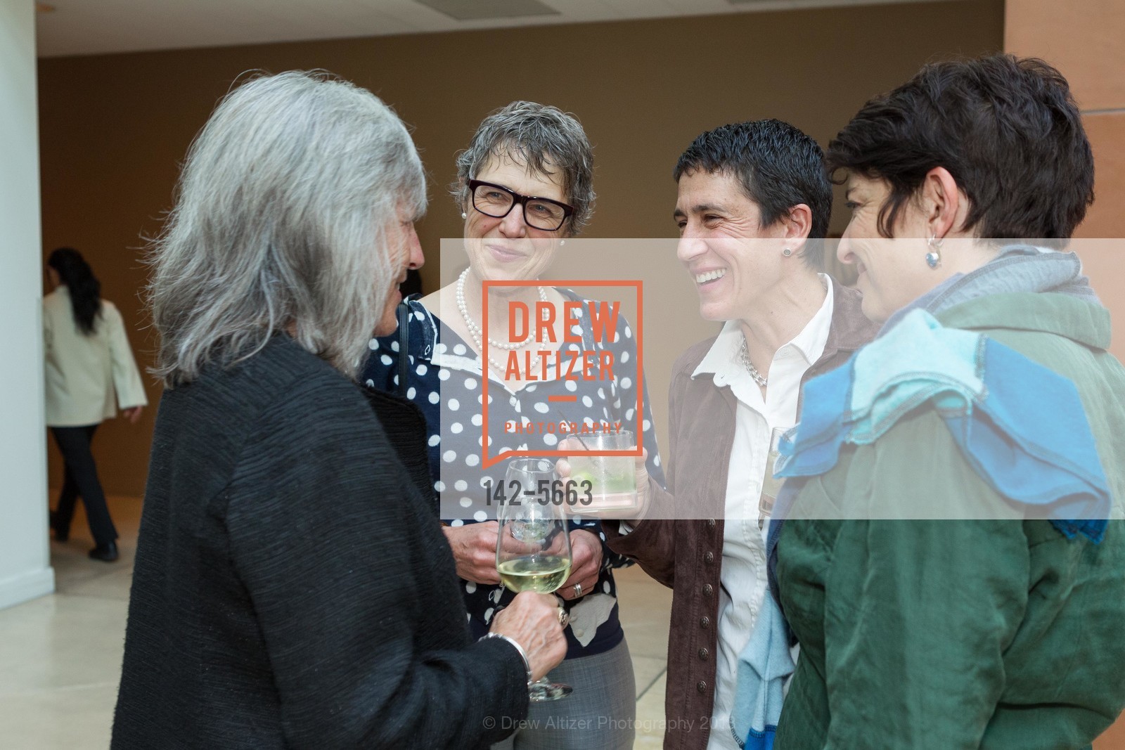 Roberta Achtenberg, Susan Shain, Rabbi Sydney Mintz, Justine Shapiro, Jewish Community Center of San Francisco (JCCSF) Showcase 2013, US. 3200 California Street, May 5th, 2013, Photo #142-5663 Roberta Achtenberg, Susan Shain, Rabbi Sydney Mintz, Justine Shapiro, Photo #142-5663