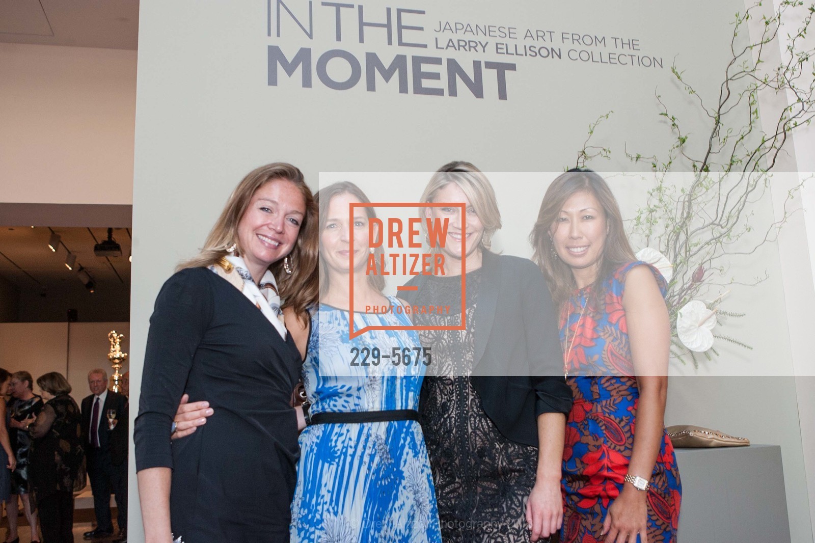 Jennifer Browne, Suzanne Hingel, Sarah Eckersley, Joy Boatwright, ASIAN ART MUSEUM: In the Moment Opening Night Dinner, US, June 26th, 2013, Photo #229-5675 Jennifer Browne, Suzanne Hingel, Sarah Eckersley, Joy Boatwright, Photo #229-5675