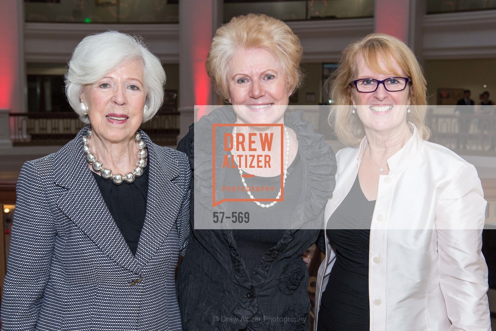 Margaret Hauben, Lois Dedemenico, Susan Smart, CHABOT Science Center STARLIGHT GALA, US, Photo #57-569 Margaret Hauben, Lois Dedemenico, Susan Smart, Photo #57-569