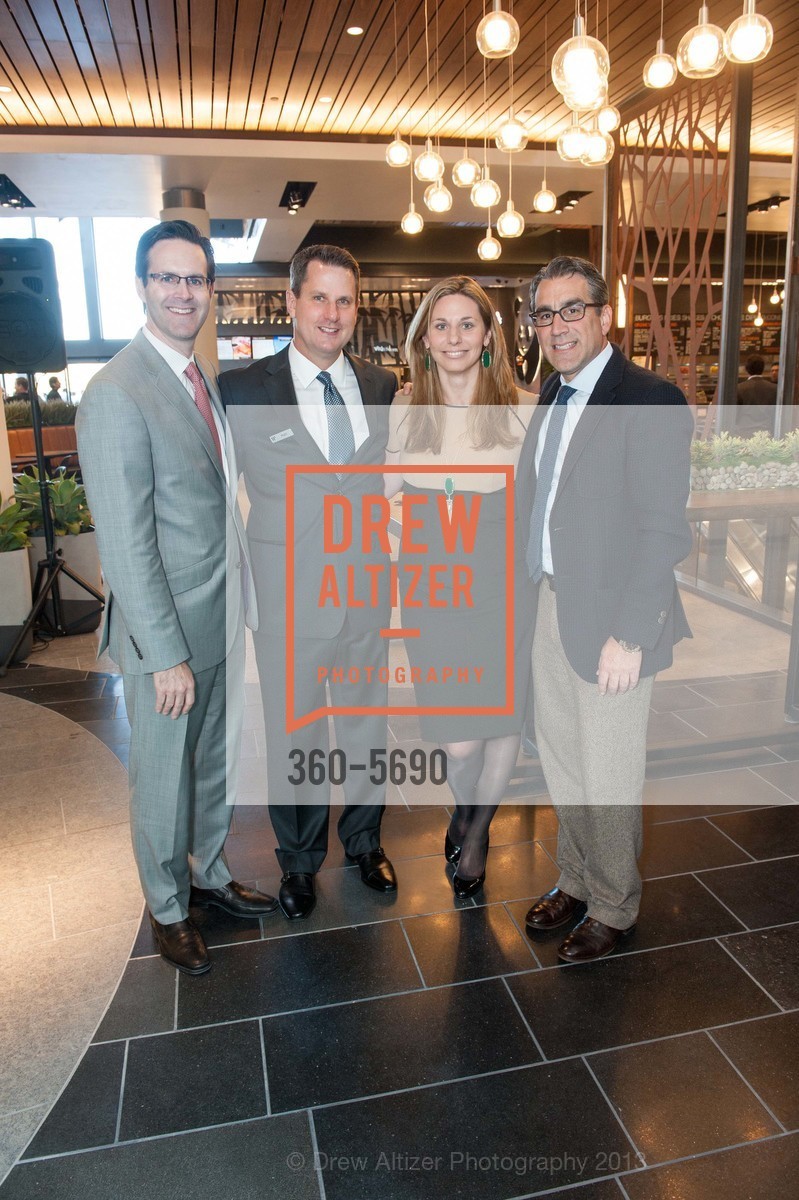 Tom Tierney, Nat Ehrie, Leigh Sterling, George Papageorge, WESTFIELD Dining Terrace Ribbon Cutting, US, November 1st, 2013, Photo #360-5690 Tom Tierney, Nat Ehrie, Leigh Sterling, George Papageorge, Photo #360-5690