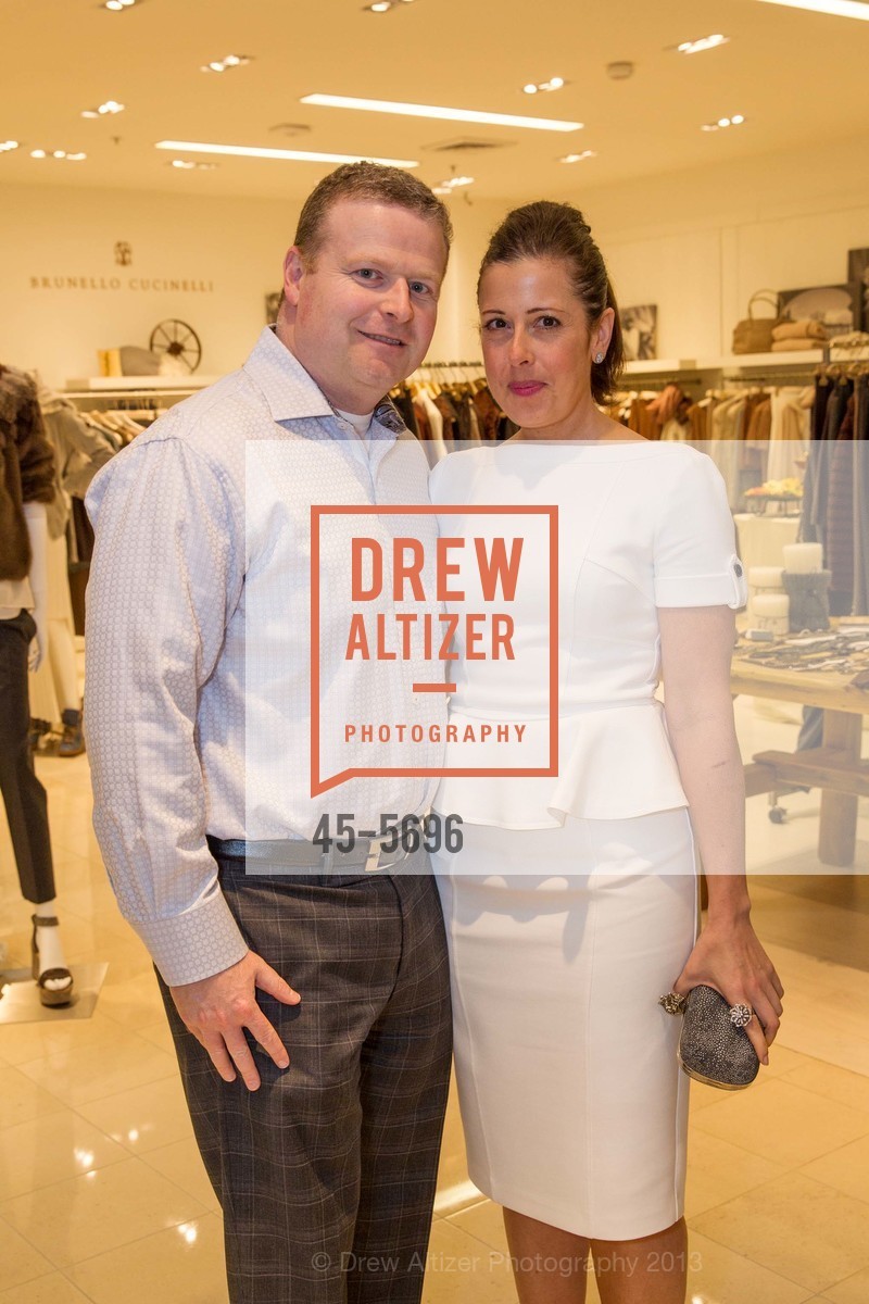 Claude Hazan, Stephanie Murillo, Brunello Cucinelli Boutique Opens at SAKS, US, April 18th, 2013, Photo #45-5696 Claude Hazan, Stephanie Murillo, Photo #45-5696