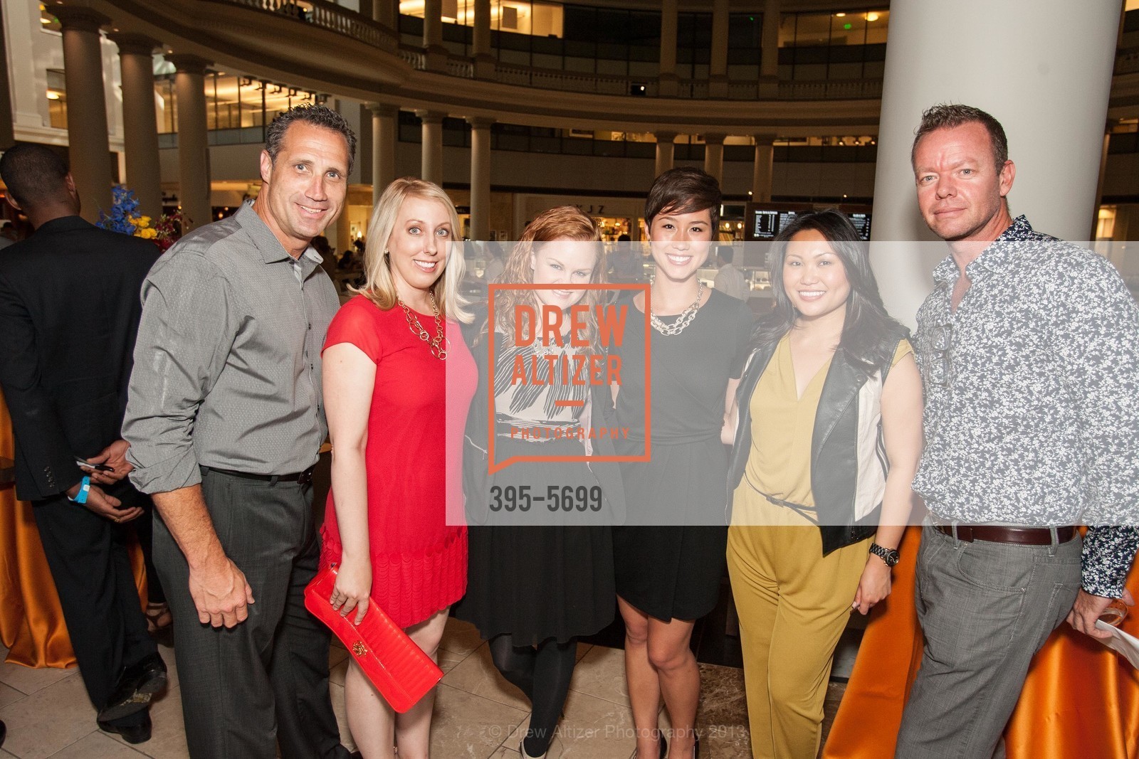 Jeff Richardson, Amy Benson, Sara Richardson, Caitlin Boyd, Bernice Le, Shaun Swanger, Celebrate with PRIDE: Westfield SF Centre Pride Kick-Off, US, June 27th, 2013, Photo #395-5699 Jeff Richardson, Amy Benson, Sara Richardson, Caitlin Boyd, Bernice Le, Shaun Swanger, Photo #395-5699