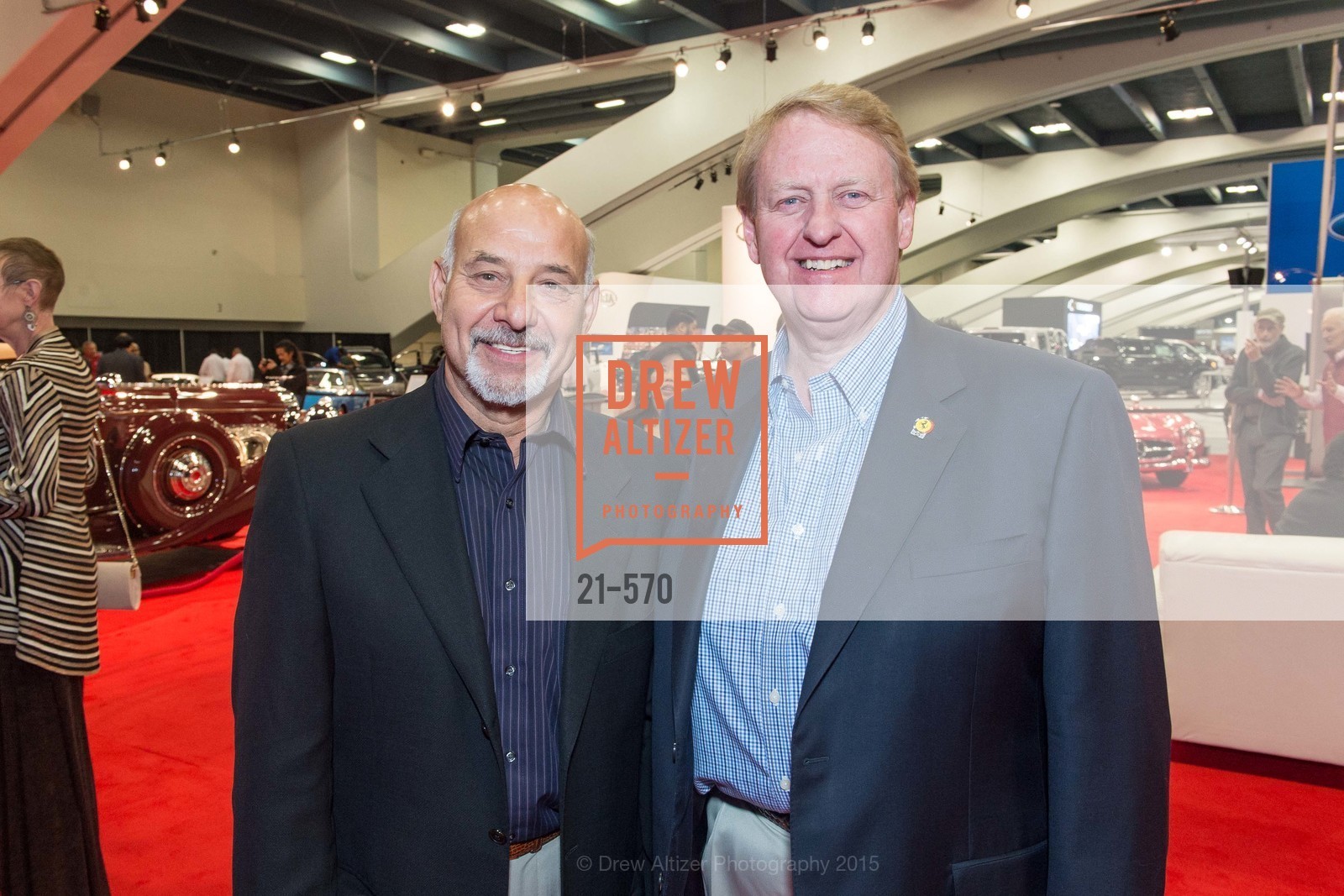 Benjamin Gage, Bill McElfresh, Academy of Art University Reception at the 58th Annual SF International Auto Show, Moscone Convention Center. 747 Howard St, November 20th, 2015, Photo #21-570 Benjamin Gage, Bill McElfresh, Photo #21-570
