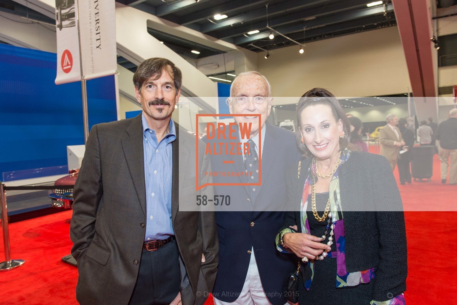 Scott Stephens, Richard Stephens, Toni Wolfson, Academy of Art University Reception at the 58th Annual SF International Auto Show, Moscone Convention Center. 747 Howard St, November 20th, 2015, Photo #58-570 Scott Stephens, Richard Stephens, Toni Wolfson, Photo #58-570
