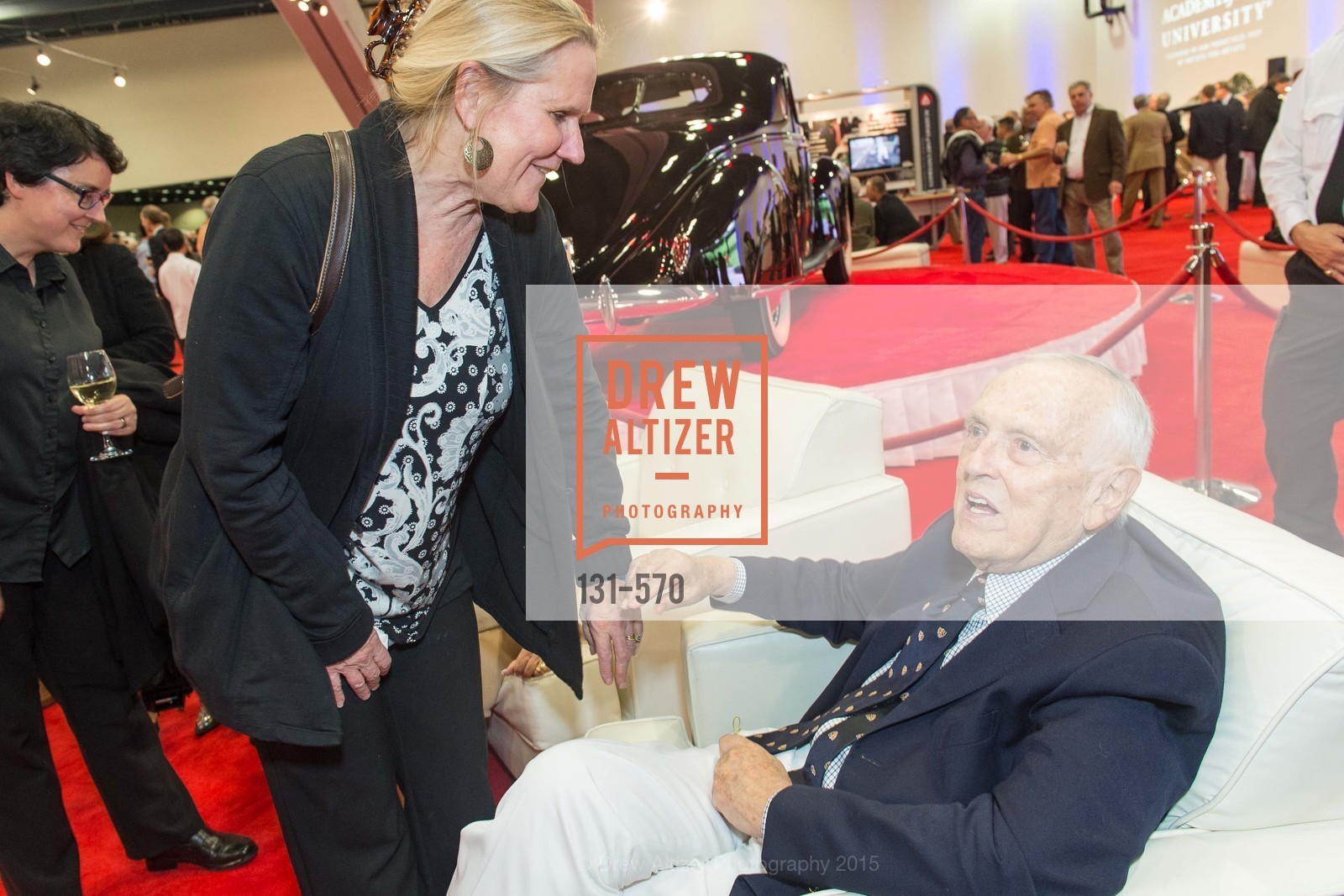 Julie Goonam, Richard Stephens, Academy of Art University Reception at the 58th Annual SF International Auto Show, Moscone Convention Center. 747 Howard St, November 20th, 2015,Drew Altizer, Drew Altizer Photography, full-service agency, private events, San Francisco photographer, photographer california