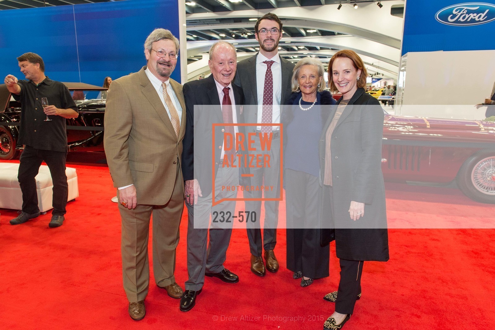 Jerry Messina, George Newhall, Patsy Pope, Julie Newhall, Academy of Art University Reception at the 58th Annual SF International Auto Show, Moscone Convention Center. 747 Howard St, November 20th, 2015, Photo #232-570 Jerry Messina, George Newhall, Patsy Pope, Julie Newhall, Photo #232-570
