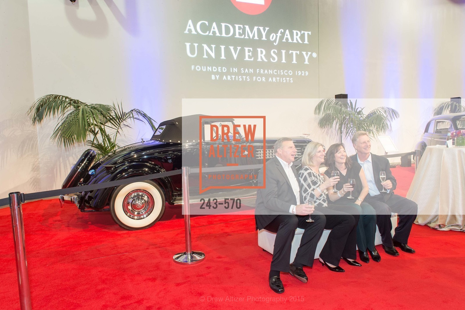 Brian Haverty, Karen Haverty, Allison Baumann, Todd Baumann, Academy of Art University Reception at the 58th Annual SF International Auto Show, Moscone Convention Center. 747 Howard St, November 20th, 2015,Drew Altizer, Drew Altizer Photography, full-service event agency, private events, San Francisco photographer, photographer California