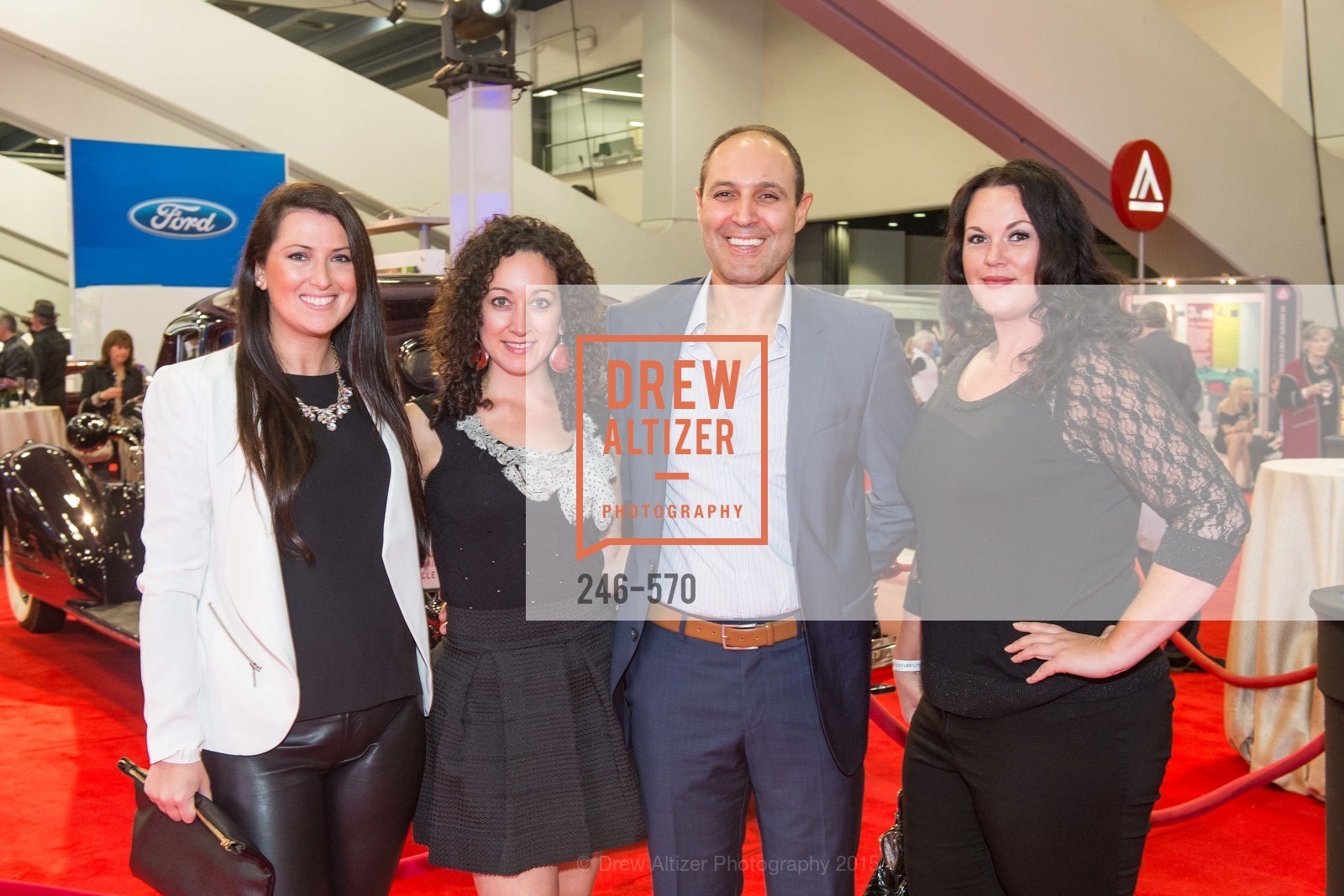 Kate McDonough, Alejandro Ruiz, Faysal Muri, Abby Denne, Academy of Art University Reception at the 58th Annual SF International Auto Show, Moscone Convention Center. 747 Howard St, November 20th, 2015,Drew Altizer, Drew Altizer Photography, full-service agency, private events, San Francisco photographer, photographer california