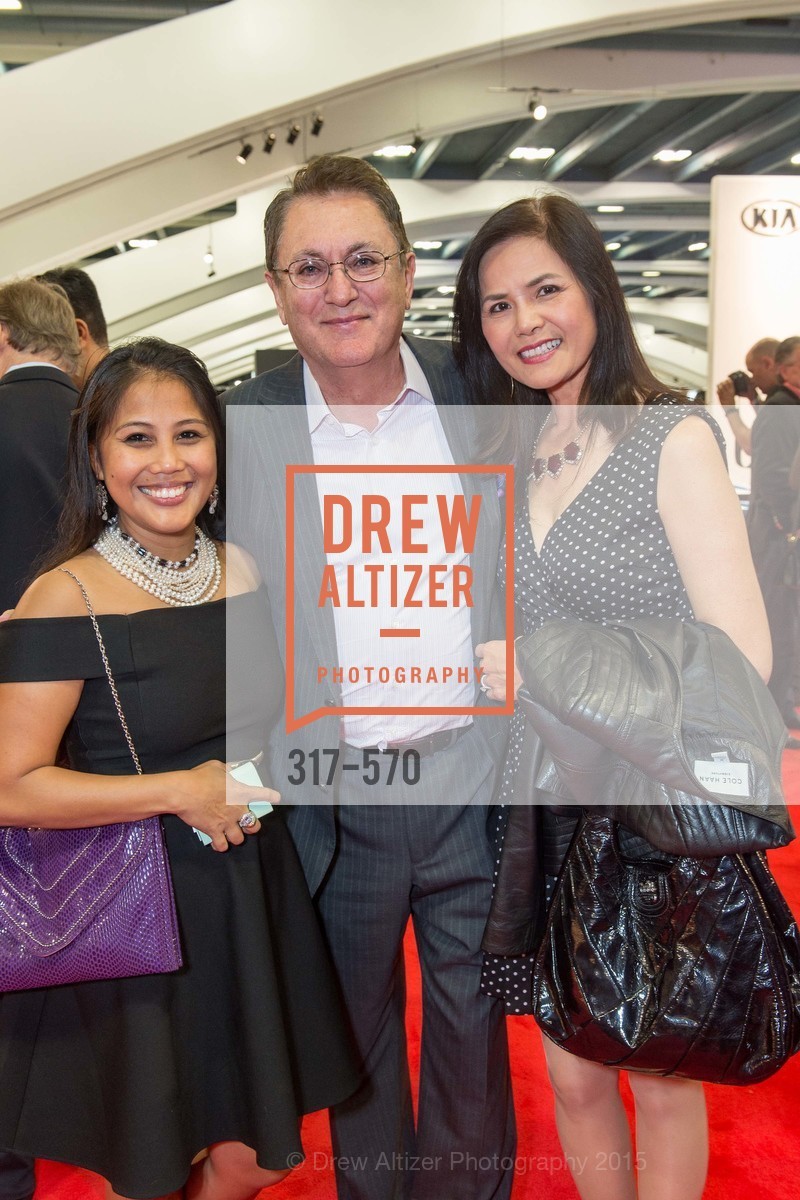 Dia Ates, Derek Nazarbegian, Cathy Nazarbegian, Academy of Art University Reception at the 58th Annual SF International Auto Show, Moscone Convention Center. 747 Howard St, November 20th, 2015,Drew Altizer, Drew Altizer Photography, full-service agency, private events, San Francisco photographer, photographer california