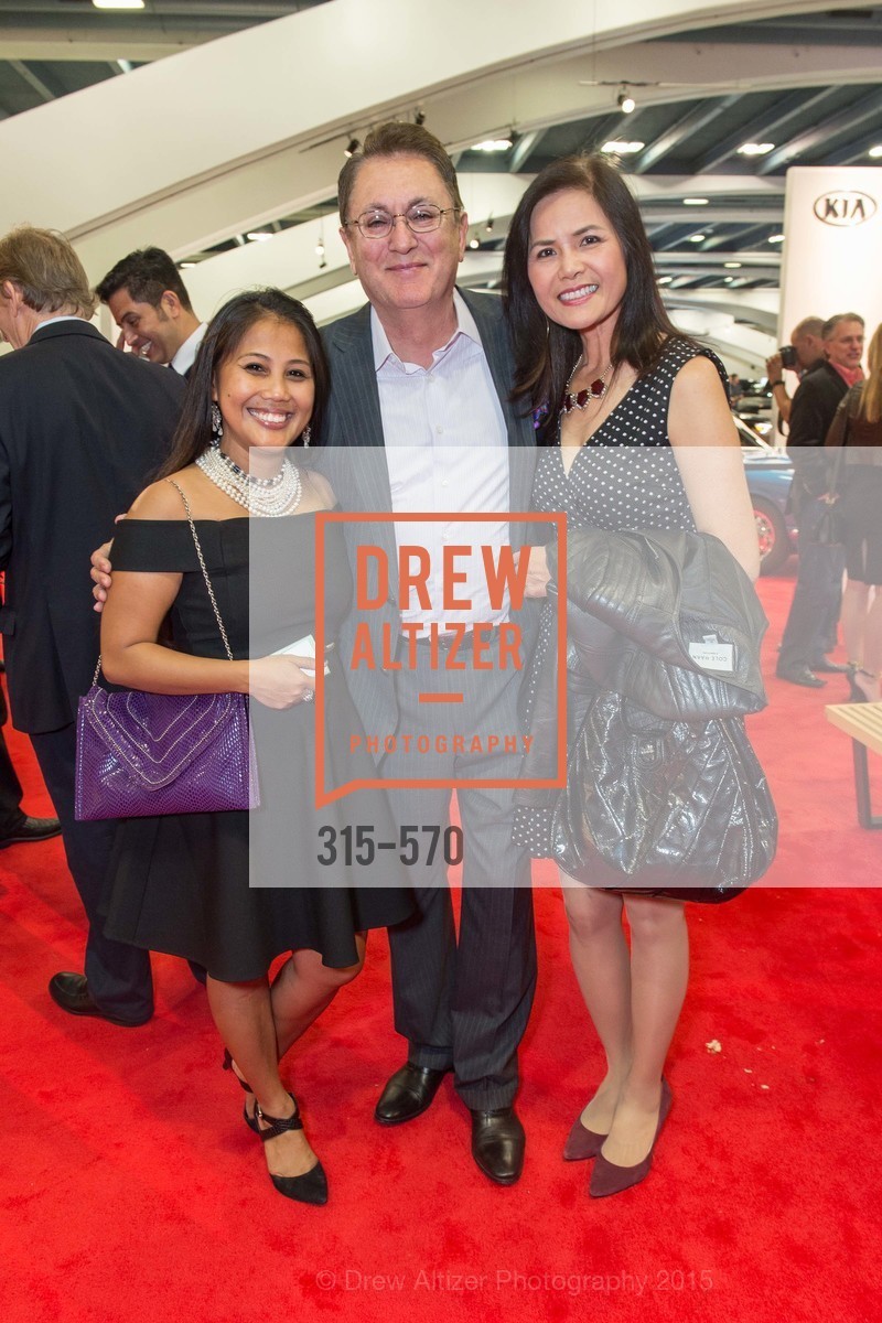 Dia Ates, Derek Nazarbegian, Cathy Nazarbegian, Academy of Art University Reception at the 58th Annual SF International Auto Show, Moscone Convention Center. 747 Howard St, November 20th, 2015, Photo #315-570 Dia Ates, Derek Nazarbegian, Cathy Nazarbegian, Photo #315-570